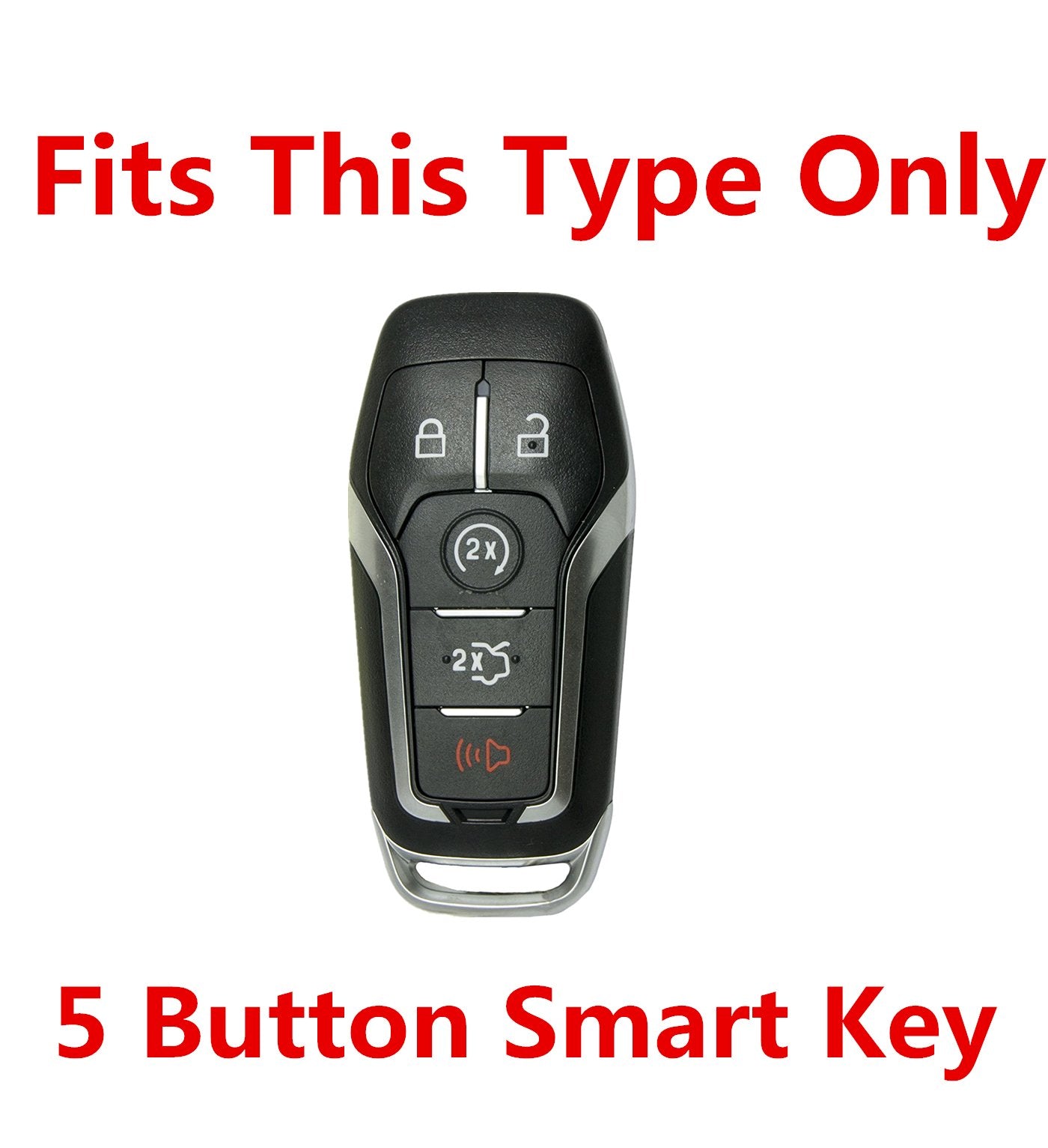 Ford Mustang Key Fob Cover: Silicone Car Remote Case Fit For Ford Mustang Fusion Exploer Edge F150 Lincoln Mkz Mkx Mkc | Black R