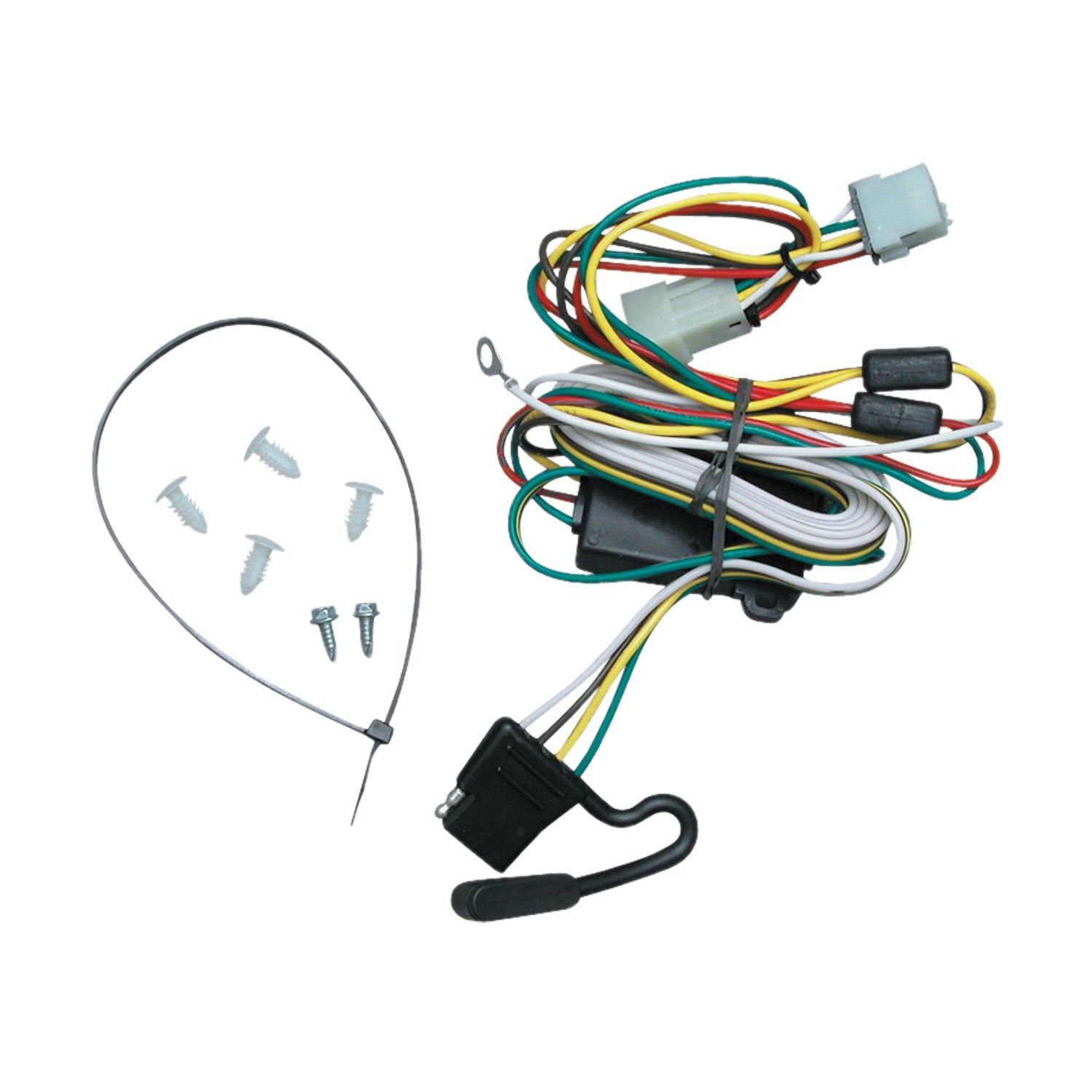 Tekonsha 118355 T-One® T-Connector Harness, 4-Way Flat, W/Converter, Compatable With 1997-2005 Chevrolet Venture, 1997-2004 Oldsmobile Silhouette, 1999-2009 Pontiac Montana, 1997-1998 Pontiac Trans Sport