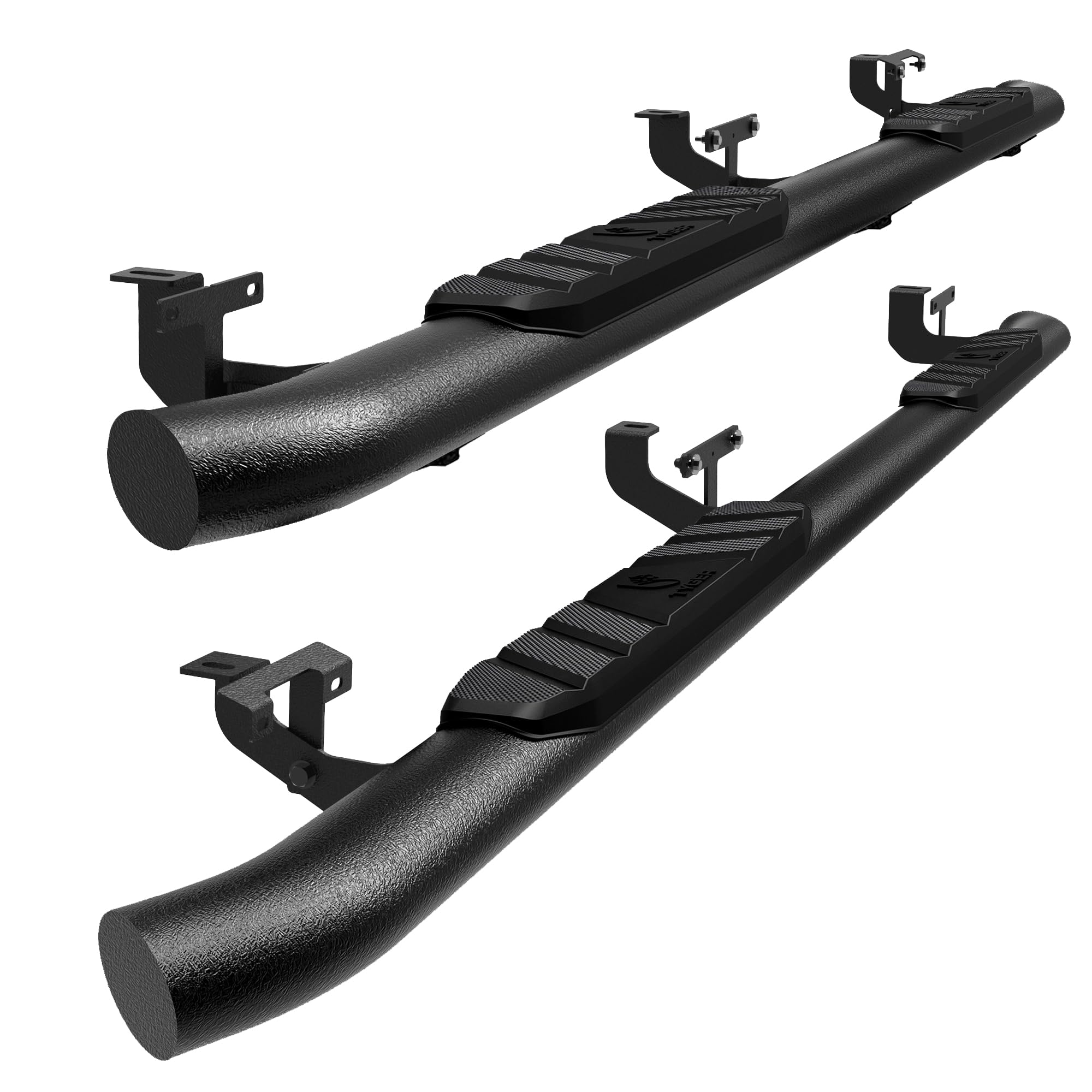 Tyger Auto 3.5'' Rider Running Boards Compatible With 2020-2025 Jeep Gladiator Jt | Tg-Ss2J35198 | Side Step Rail Nerf Bars