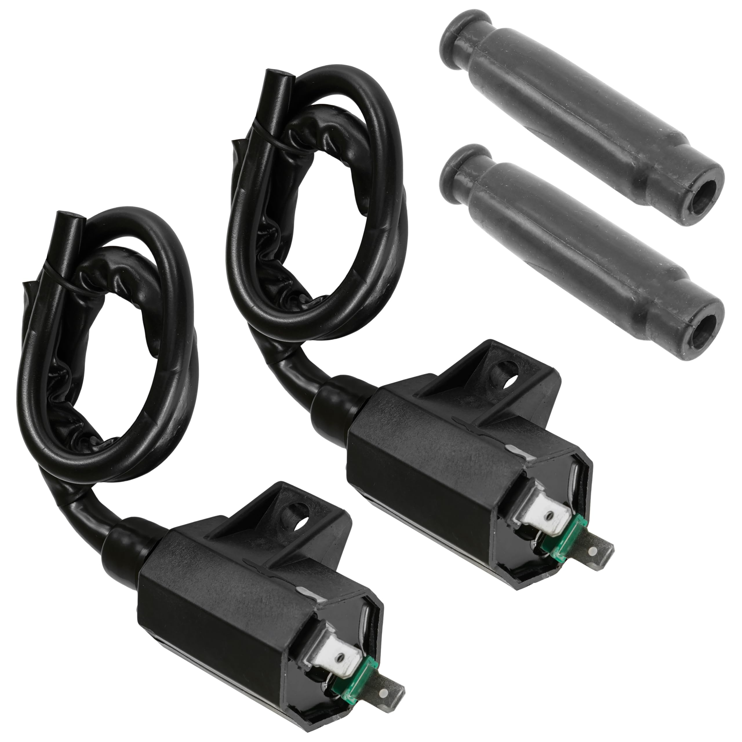 Caltric Ignition Coil w/Spark Plug Cap Compatible with Kawasaki Brute Force 650 2005-2013 / Brute Force 750 2005-2007 / Teryx 75