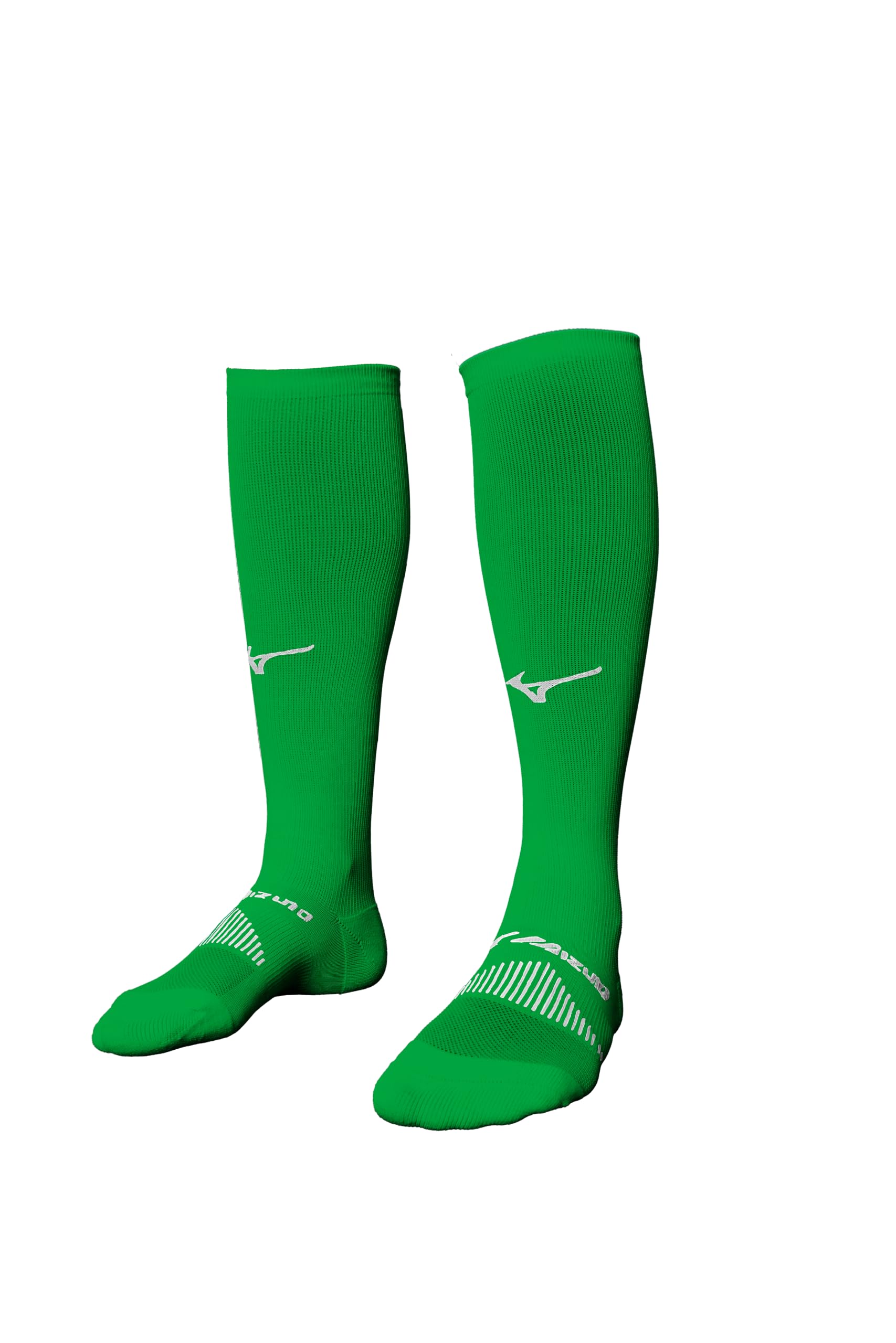 Mizuno Performance Otc Socks | Padded Athletic Socks | Kelly Green | Unisex Large
