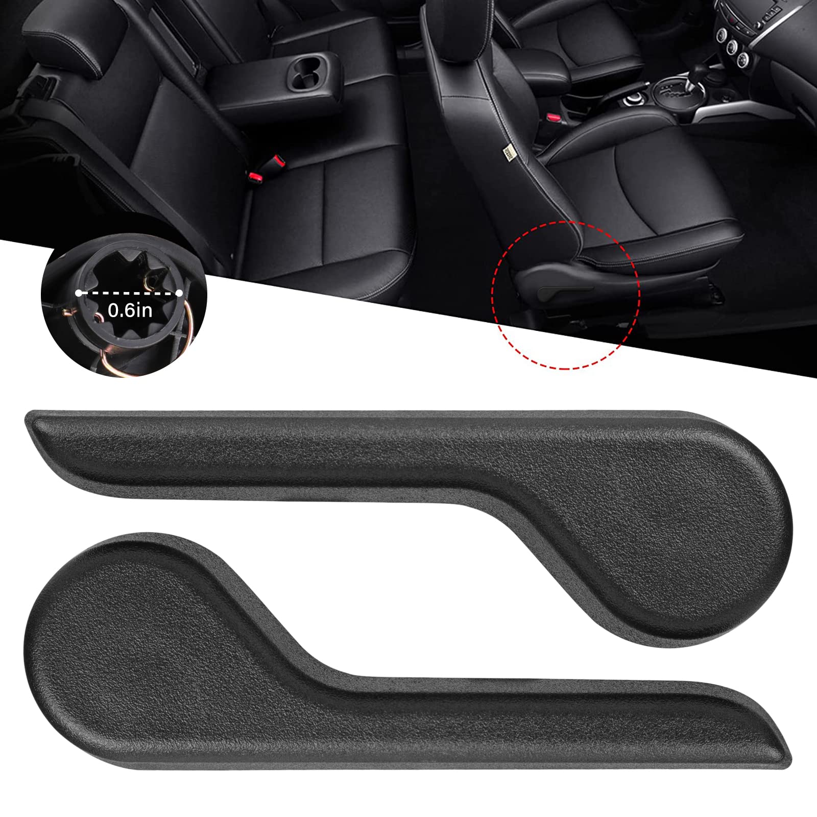 Lcyolada Seat Recliner Handle Lever For 2007-2013 Chevy Chevrolet Avalanche Silverado Suburban, Gmc Sierra Pickup Truck Suv,Repa