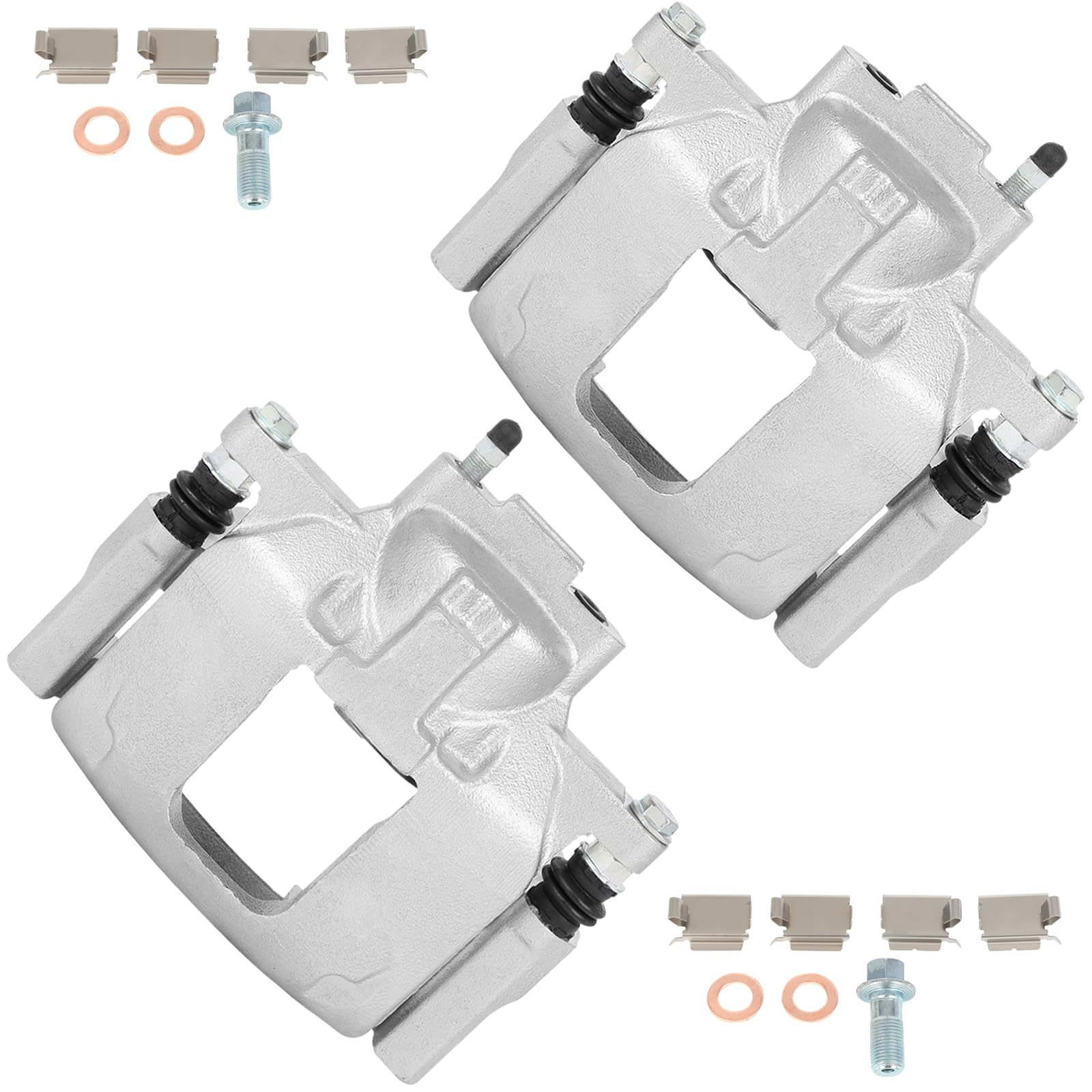 cciyu 18B5044A 18B5045A Front Left & Right Brake Calipers With Bracket For Dodge For Journey 2009-2012
