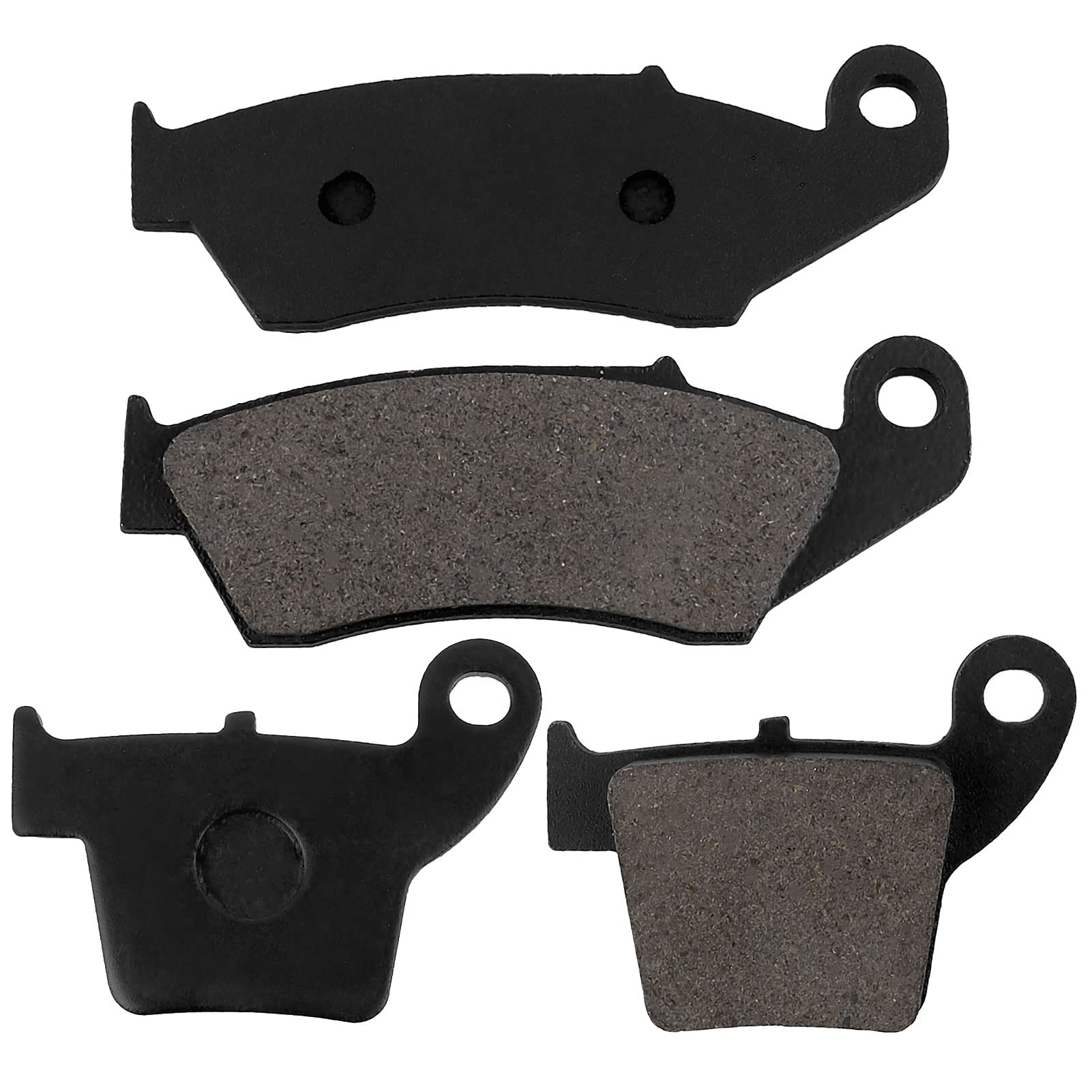 SOLLON Brake Pads Front and Rear for Honda CR125R 2002-2007, CR250R 2002-2007, CRF250R/CRF250X 2004-2017, CRF450RX 2017, CRF450X
