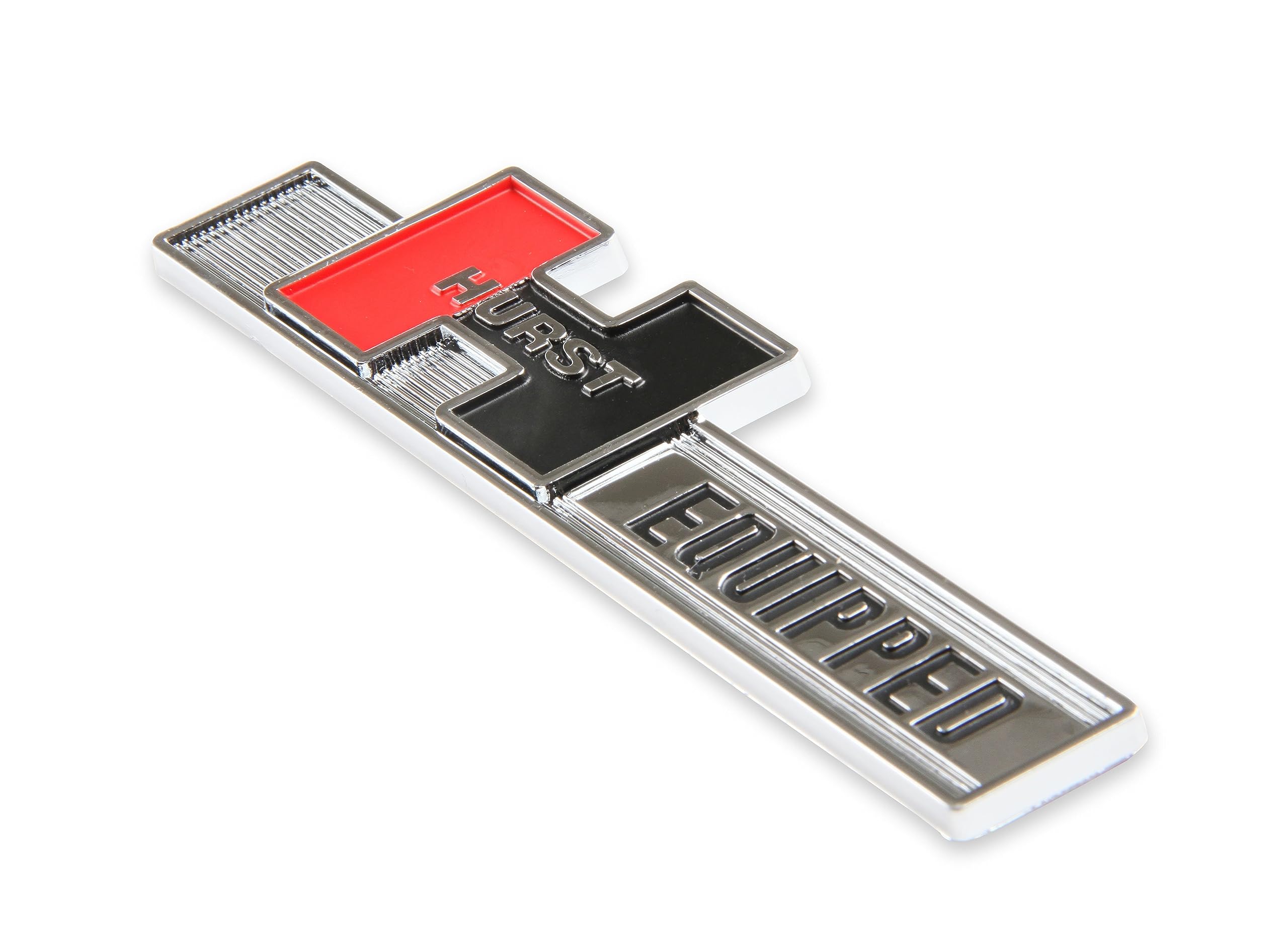 Hurst Shifter Emblem 1361000 - Red and Black ABS Plastic, No Size