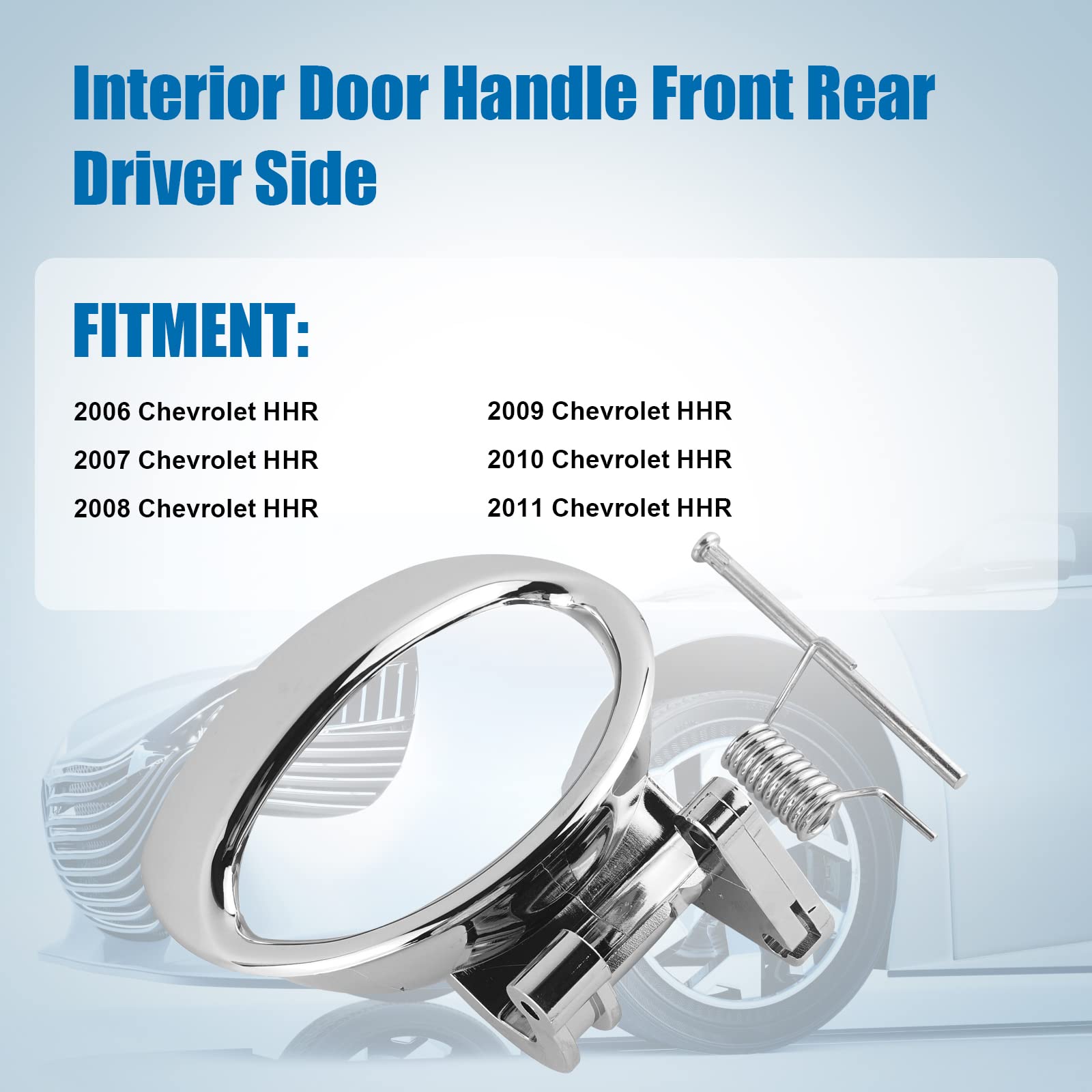 Lcwrgs 19299614 Interior Door Handle Front/Rear Driver Side Replacement For Chevy Hhr 2006 2007 2008 2009 2010 2011
