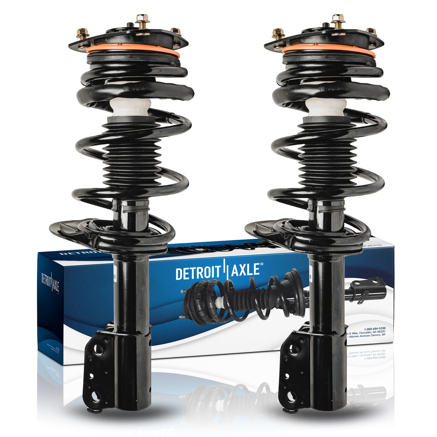 Detroit Axle - 2 Front Struts For Chevy Impala Monte Carlo Pontiac Grand Prix Buick Lacrosse Century Regal Allure Complete Strut