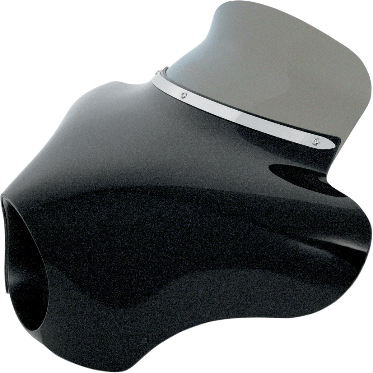 Memphis Shades MEP8541 Black/Smoke Windshield (Batwing Fairing Spoiler Batwing Fairing 6.5) -Like New
