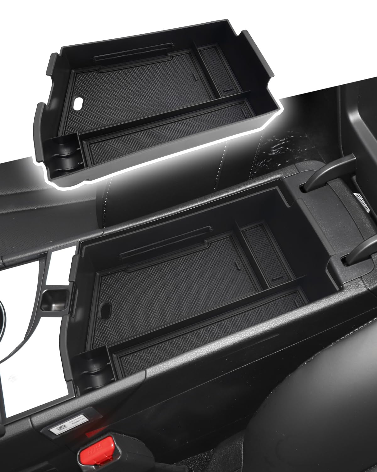 CDEFG for 2024 Hyundai Sonata Center Console Organizer Tray for Sonata 2024 Accessories Armrest Storage Box Insert Tray for Sona