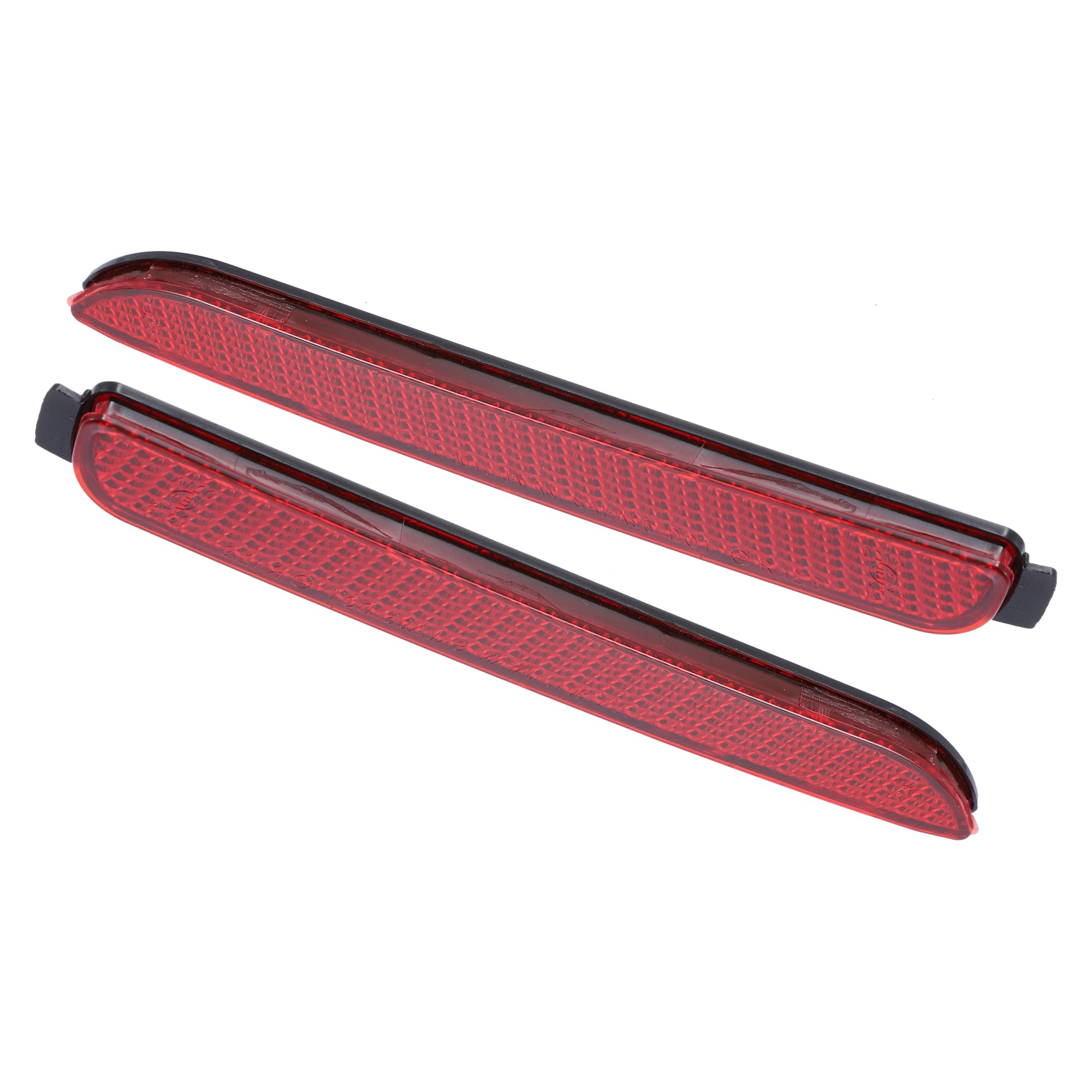 X AUTOHAUX 1 Pair Rear Left Right Bumper Reflector Light Cover for Toyota RAV4 2019-2021 for Lexus RC300 2016-2021 81920-08010 8