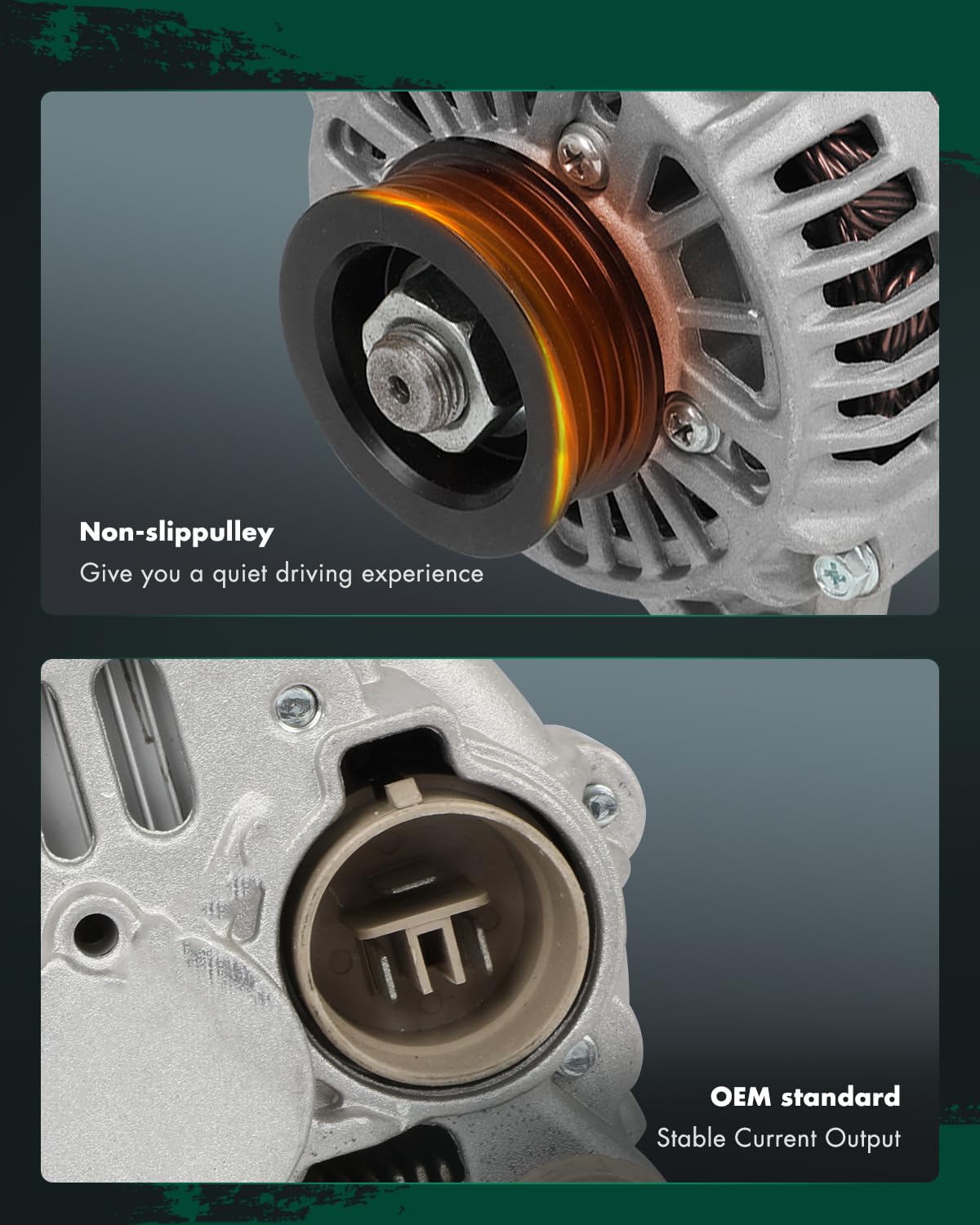 SCITOO Alternator Fit for Chevrolet Metro, Tracker & for GMC Tracker & for Suzuki for Sidekick, Swift, X-90 & for Pontiac Firefl