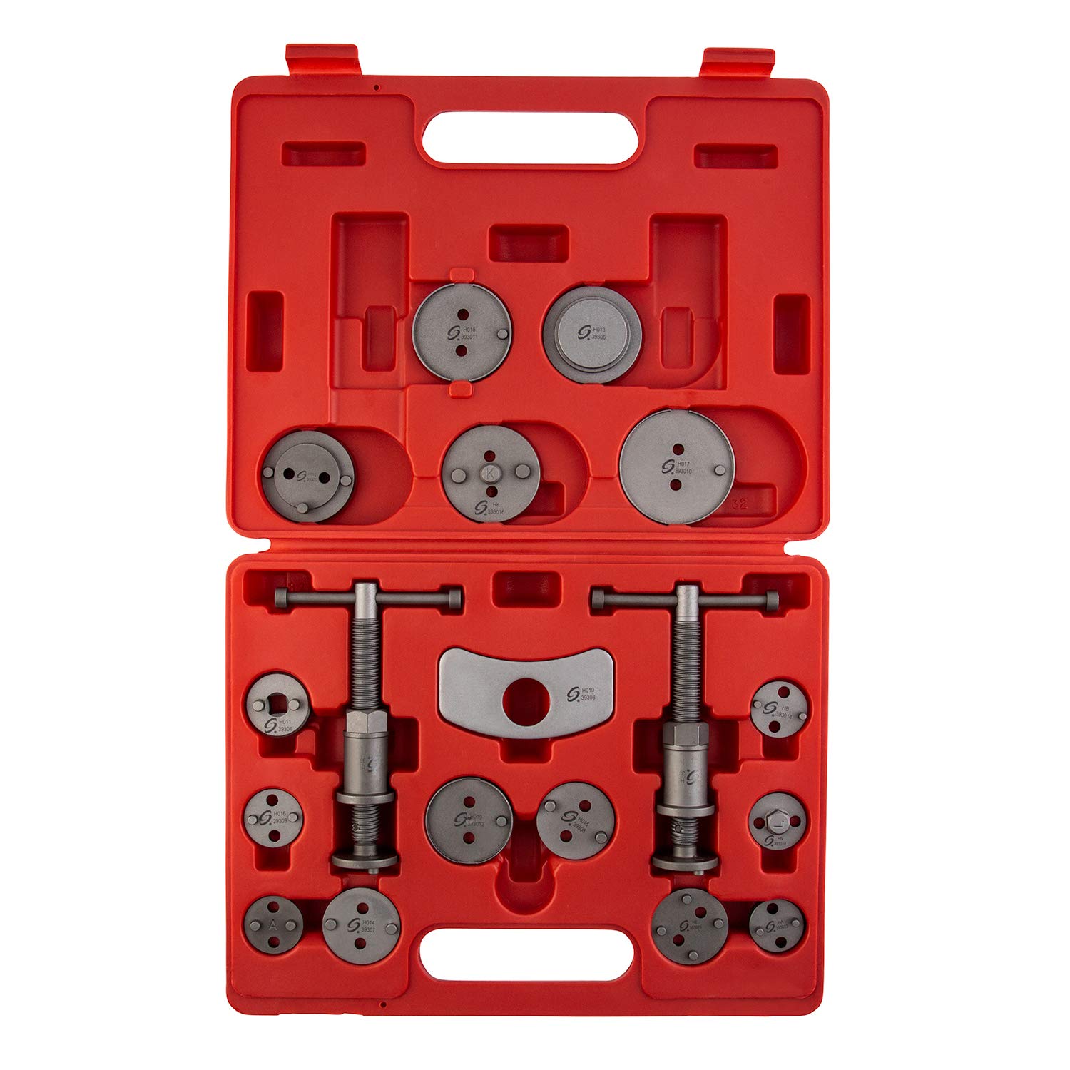 Sunex Tools 3930 Master Disc Brake Caliper Tool Set And Wind Back Kit, Compressor, Spreader Tool Set For Brake Pad Replacement W