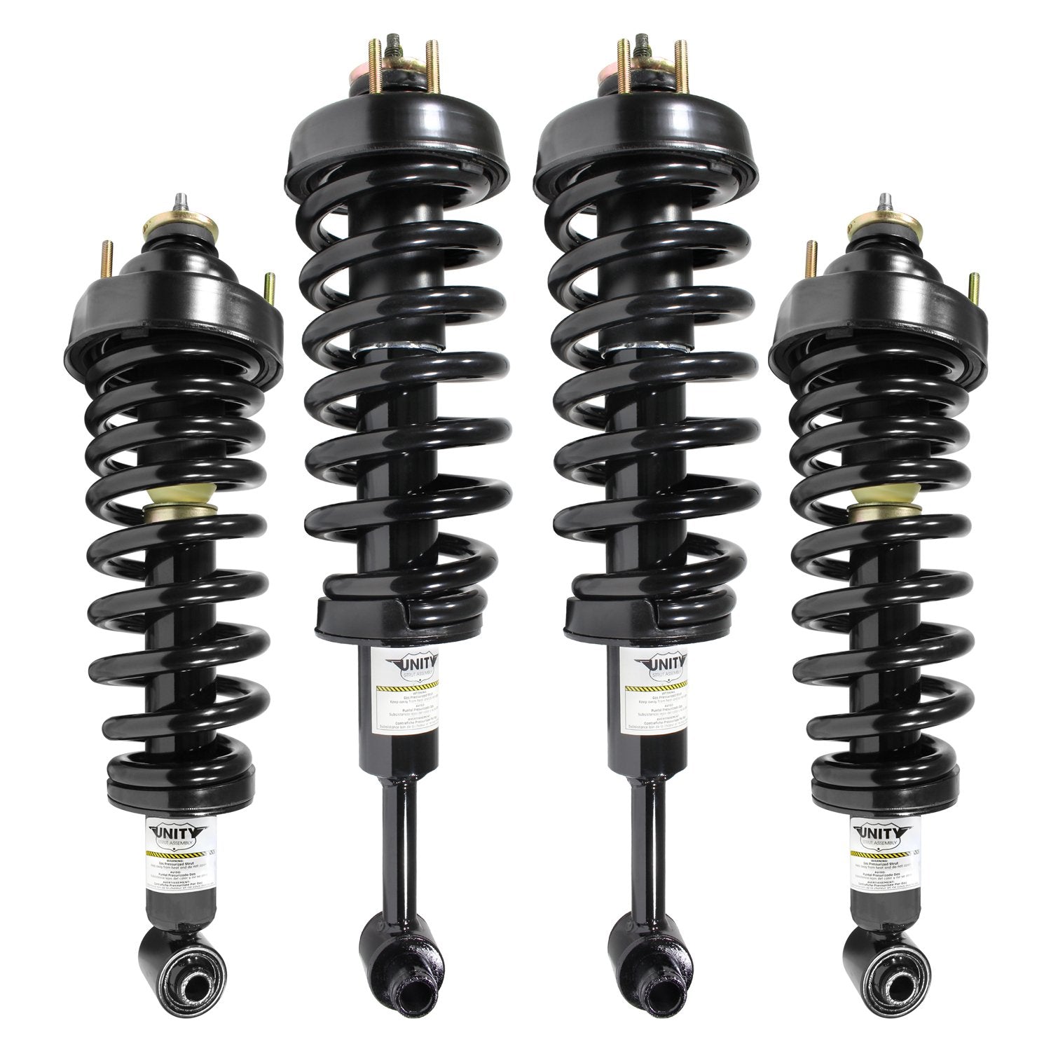 UNITY 4-11200-15060-001 Complete Strut Assembly Kit for 2004-2005 Ford Explorer - 4 Wheel Suspension Upgrade