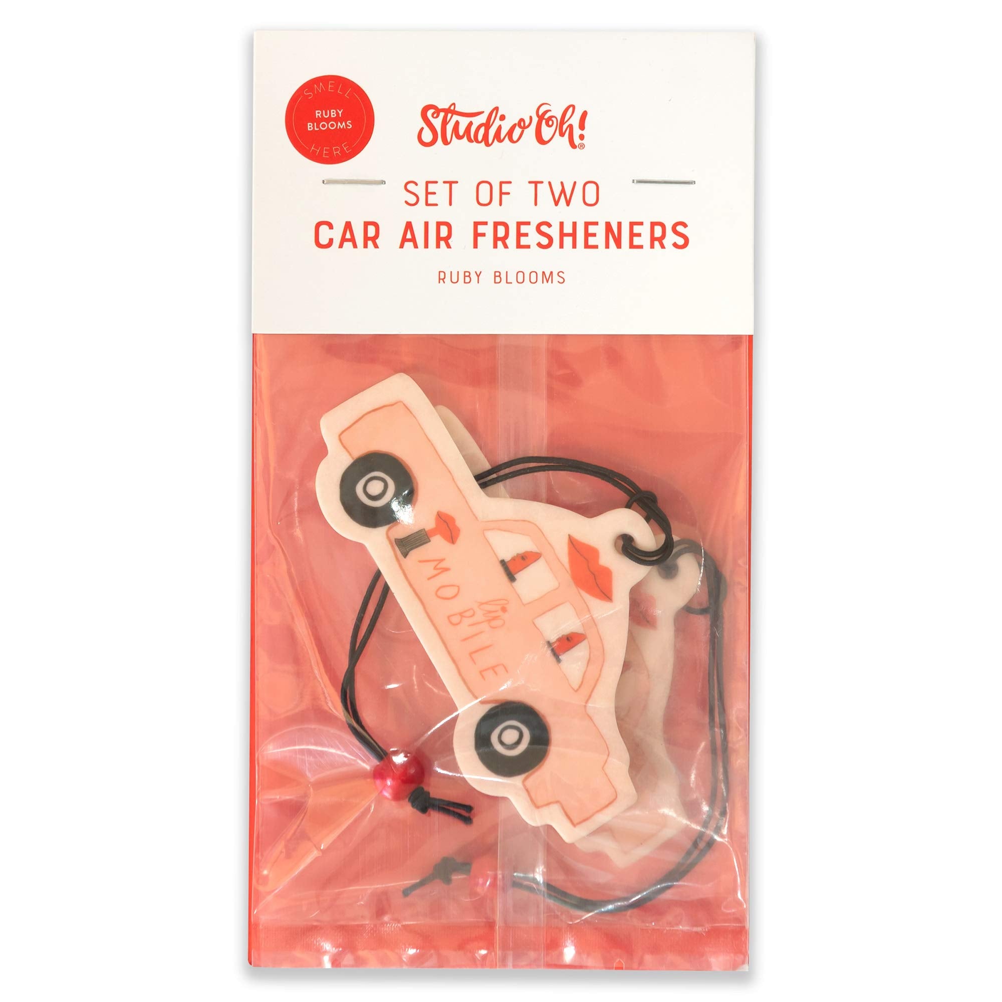 Car Air Fresheners By Studio Oh! Twisted Wares Pack Of 2 (Lipstick Mobile)