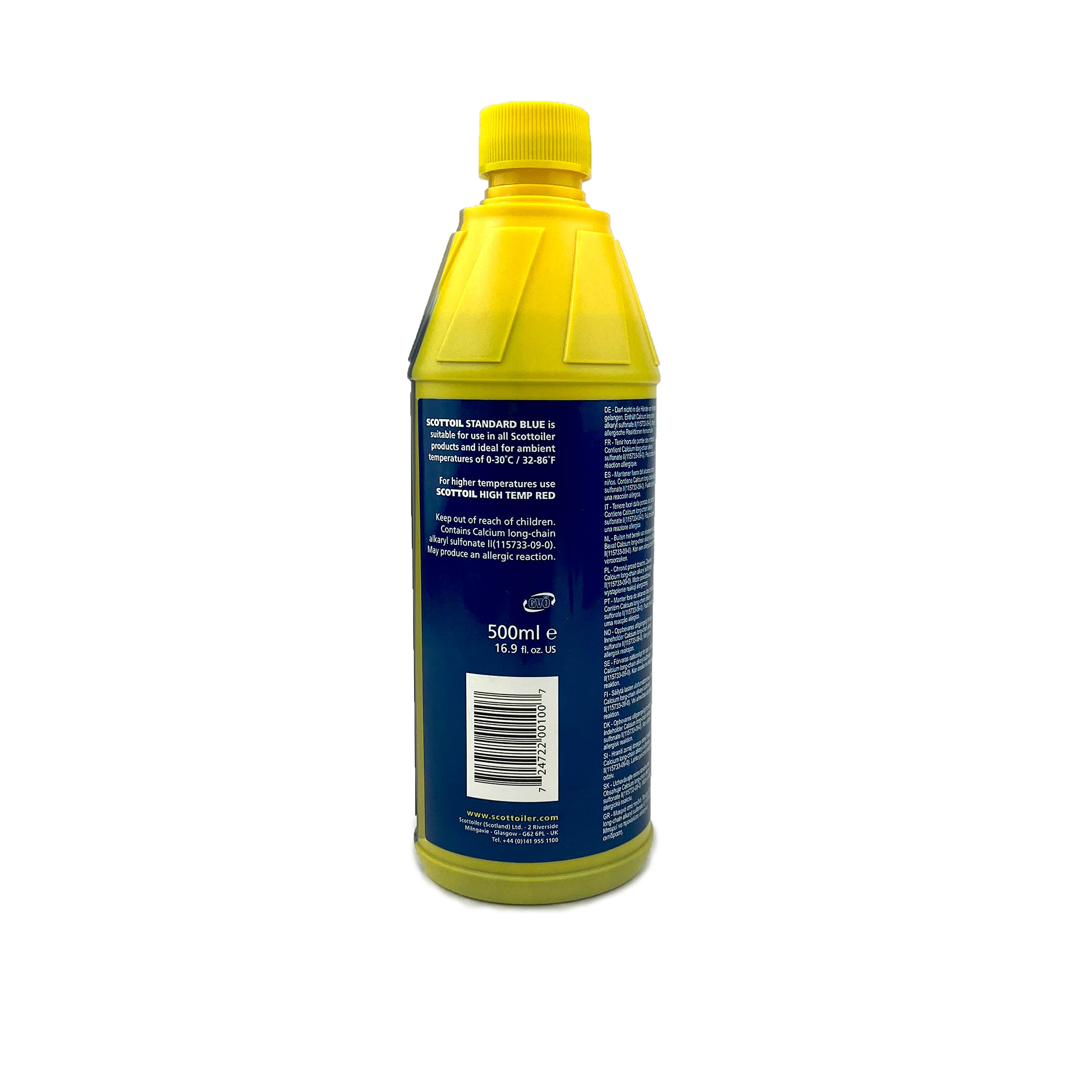 Scottoil Traditional Blue Chain Oil Refills For All Scottoiler Chain Oilers (16.9 Fl.Oz.Us Bottle)…