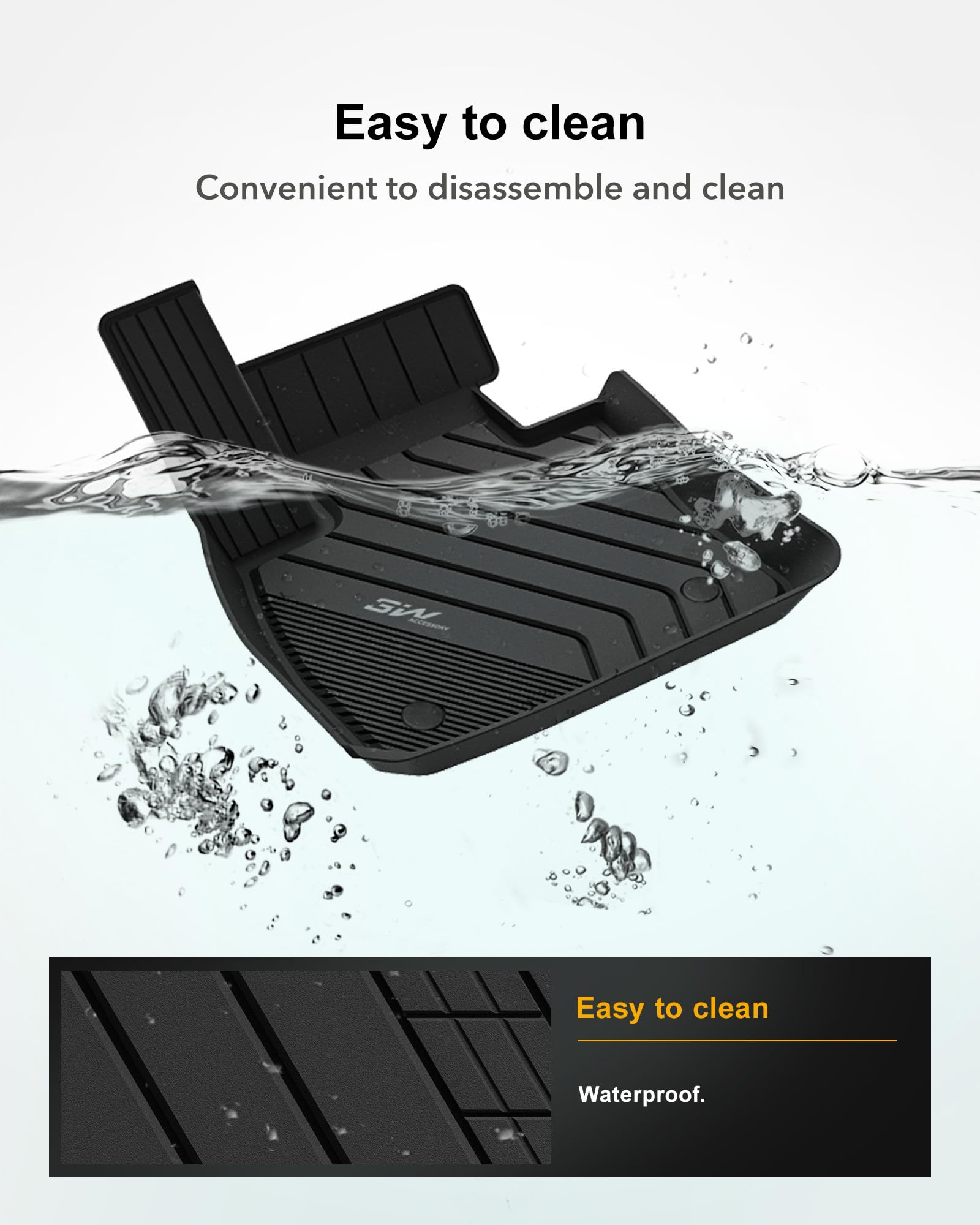 3W Bmw X2 Floor Mats Fit For 2018-2023 & Bmw X1 Floor Liner Fit For 2016-2022 Custom Fit All Weather Tpe Floor Liner For X2 28I