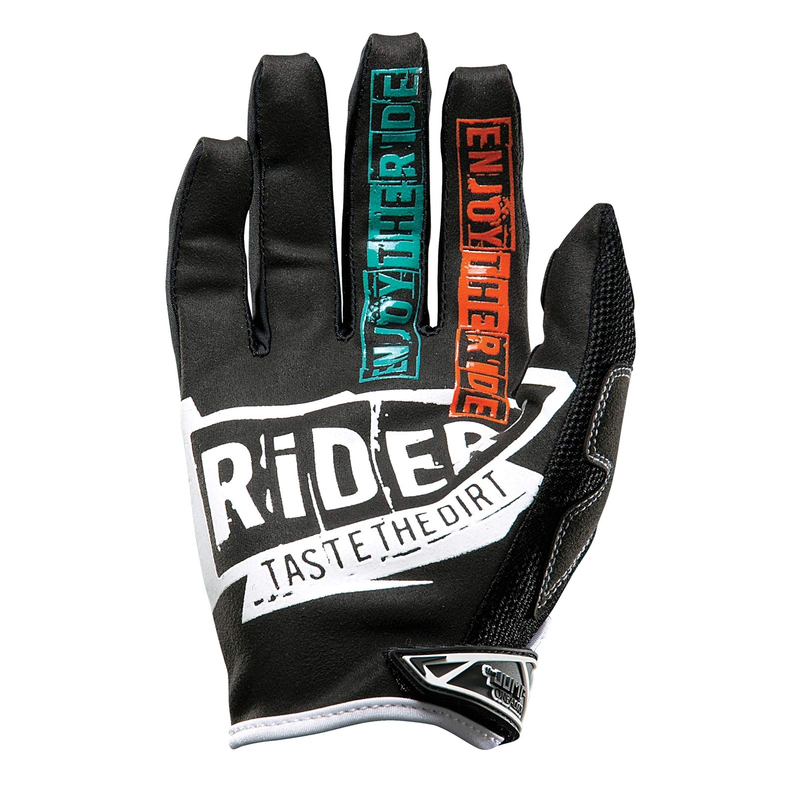 O'Neal - 0385-130 Jump Gloves With Crank Graphic (Black/Multicolor, Size 10)