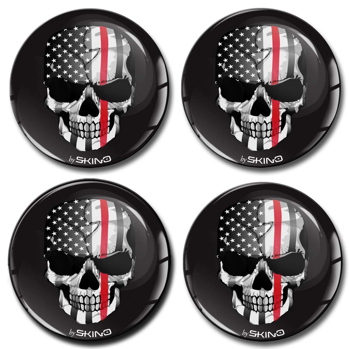 4 X 50Mm Stickers For Wheel Center Hub Caps Cover A 3250