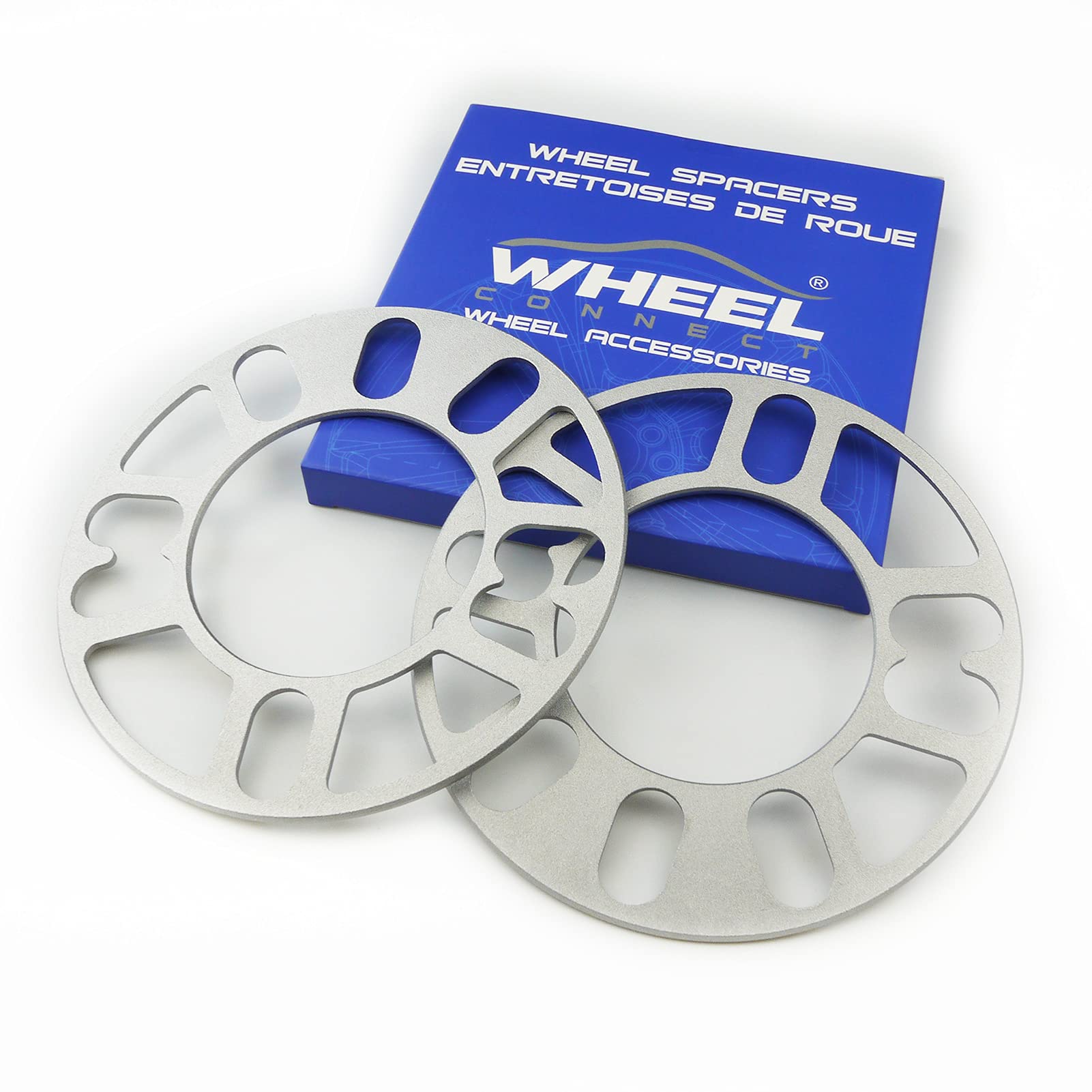 Wheel Connect Universal Wheel Spacer,3Mm Thickness(1/8Inch),Fit Bolt Pattern 4X98, 4X100, 4X108, 4X114.3, 5X100, 5X105,5X108, 5X
