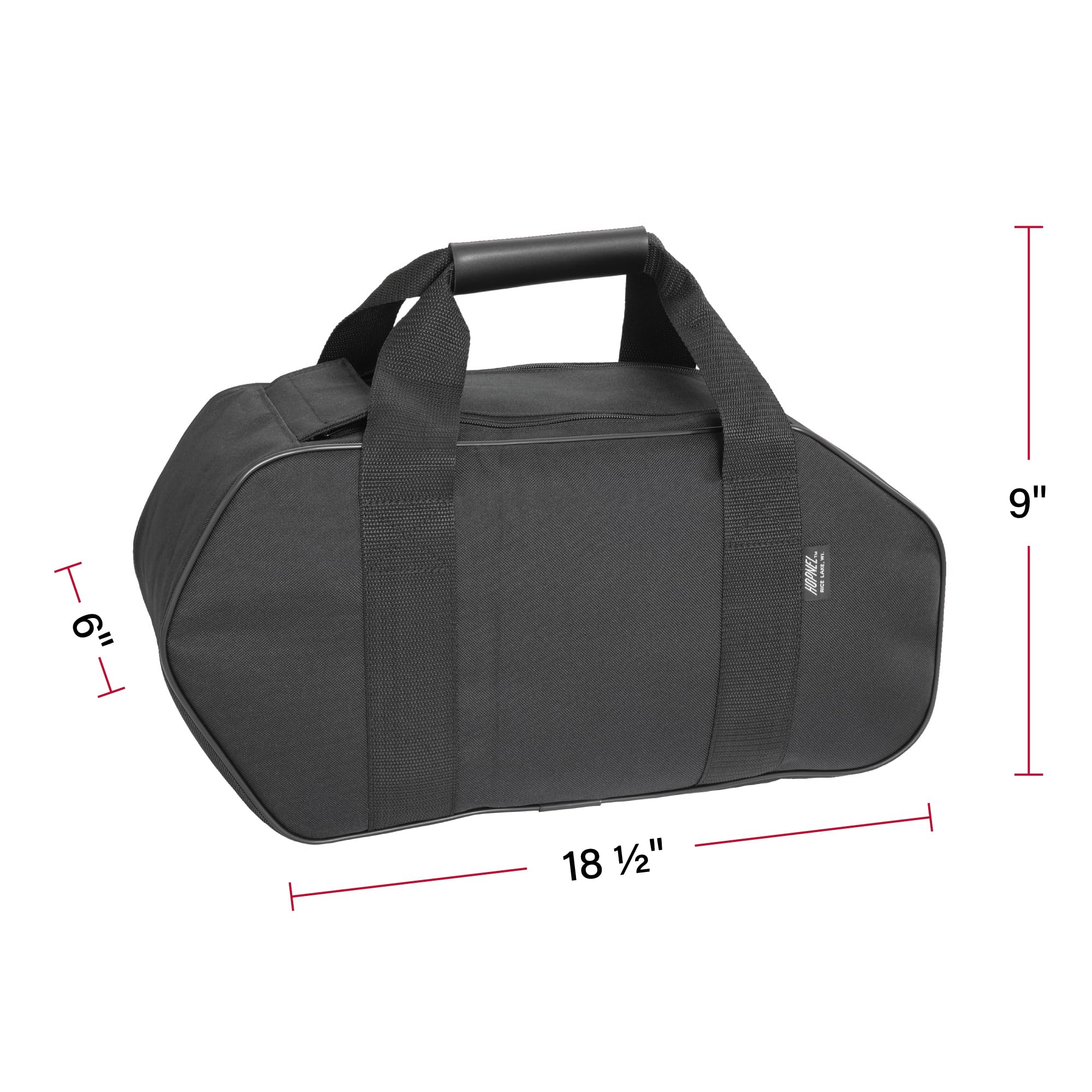 Hopnel Custom Fit Motorcycle Saddlebag Liner for Honda GL1800 2018+ - 920 Cubic Inch Double Zipper Bag with Reinforced Carry Han