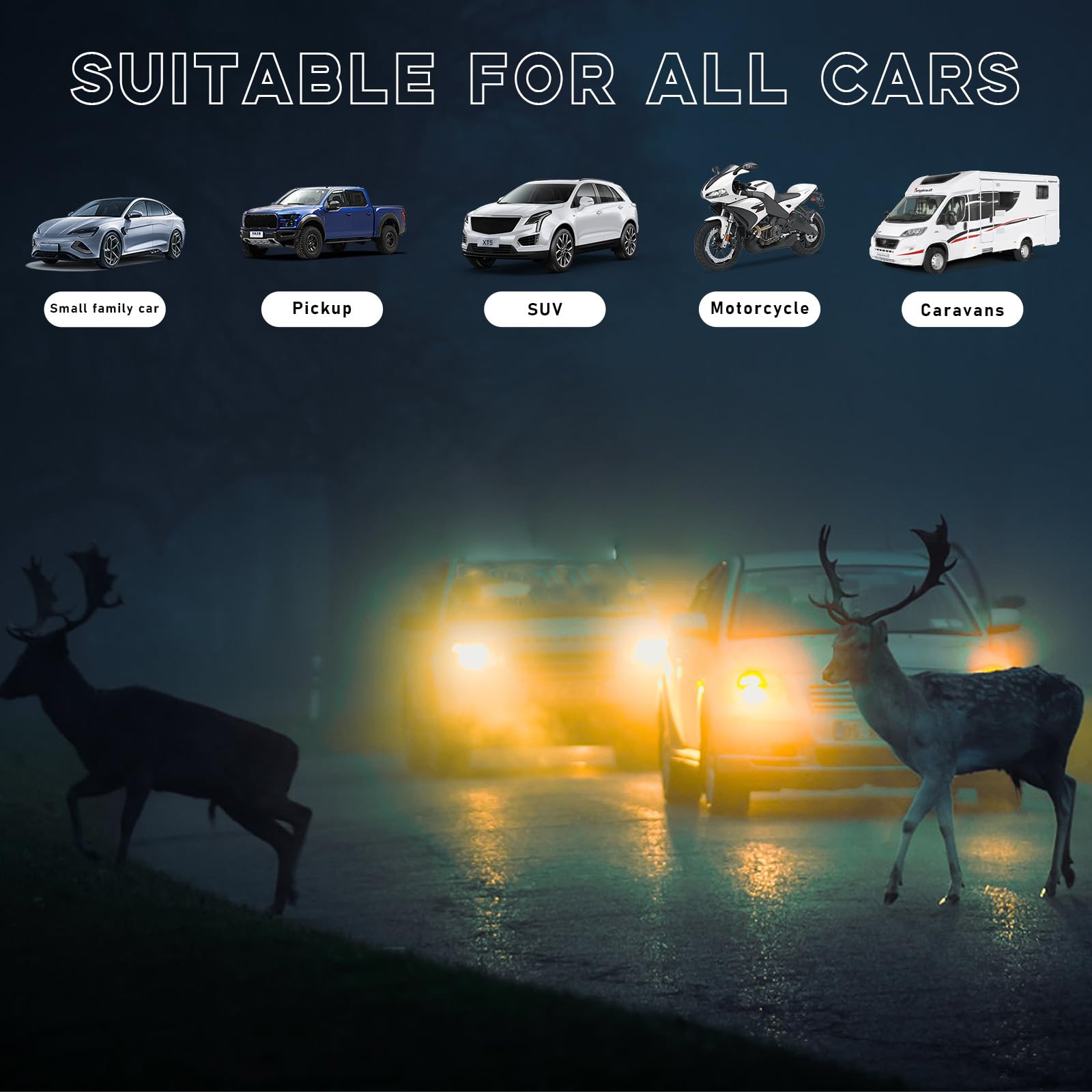 Ohleats 8Pcs Deer Whistles For Car, Automotive Save A Deer Whistles To Avoid Collisions, Vehicle Deer Repellent Warning Devices