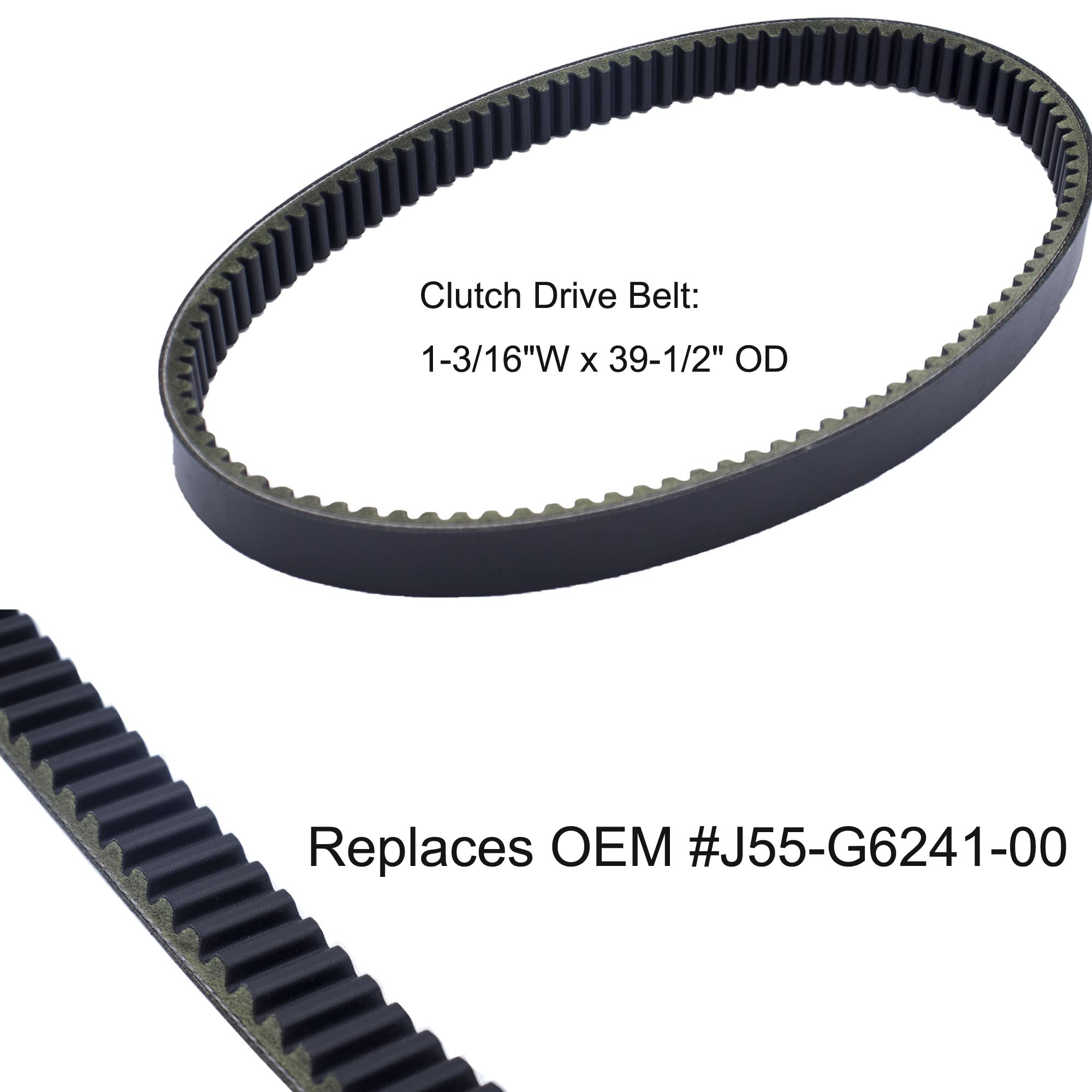 MOCW for Golf Cart Drive & Starter Generator Belt Replace for Yamaha G2, G5, G8, G9, G14 G16 G22 Drive Starter Belt Set Replace