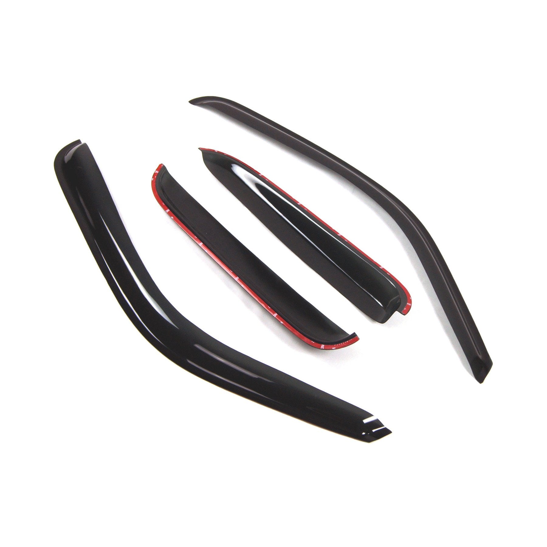 Tuningpros Outside Mount Window Vent Visors Rain Guards Compatible With Gmc Sierra 1500 Extended 1999-2006 | Side Window Wind De