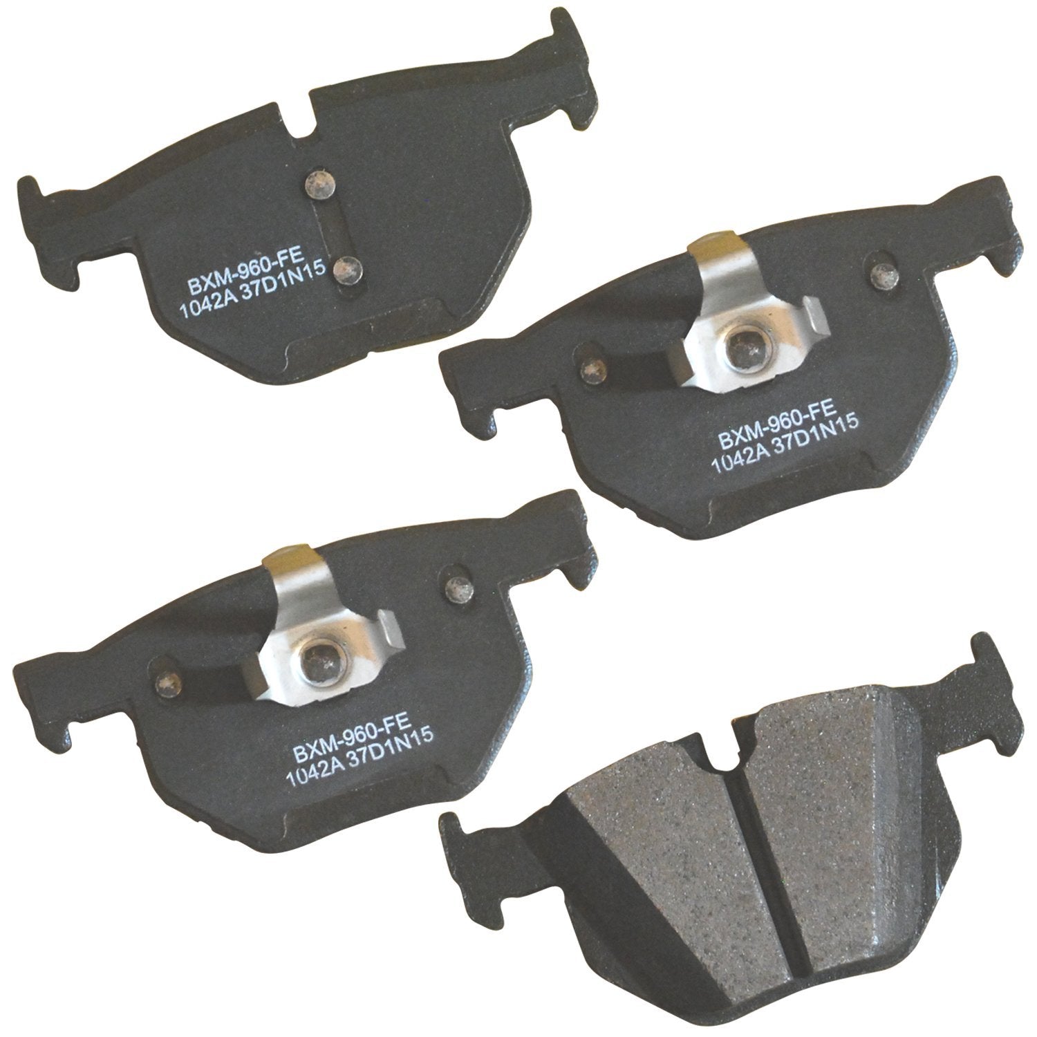 Bendix Premium Sbm1042A Semi-Metallic Rear Brake Pads For Bmw 525I 2008, 530I 2010-2008, X5 2010, X5 2015-2012, X5 2018, X6 2015