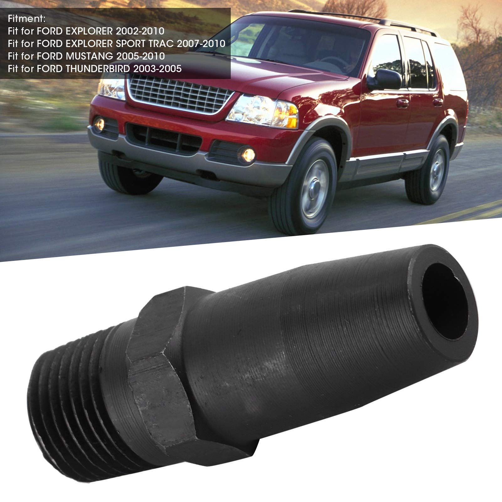 Transmission Fluid Fill Adapter 5R55W Transmission Fluid Fill Adapter Replacement for Ford Explorer 2002-2010 for Mustang 2005-2