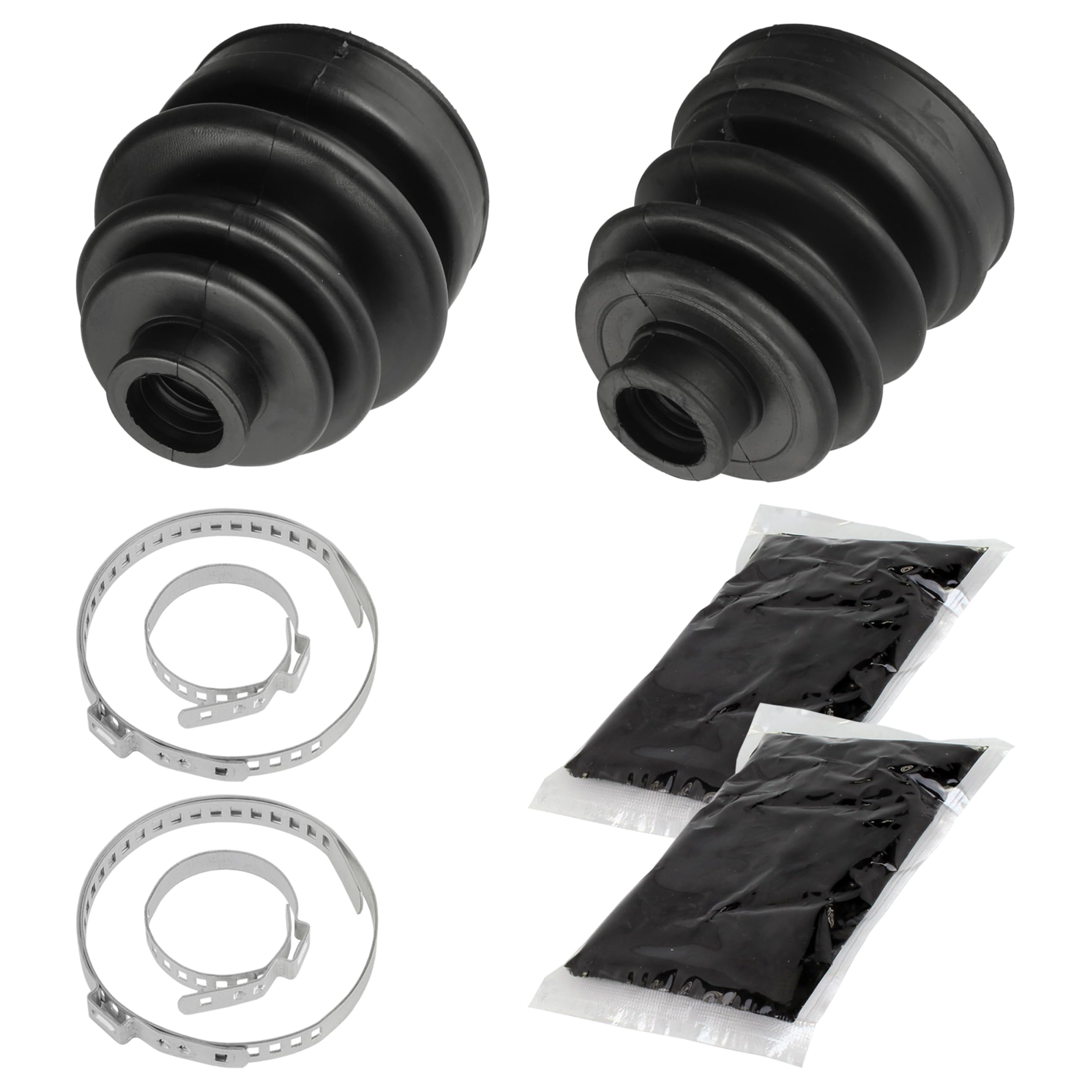 Caltric Rear Axle Inner Outer Cv Boot Kit Compatible with Yamaha Rhino 660 Yxr660F 4Wd 2005-2007