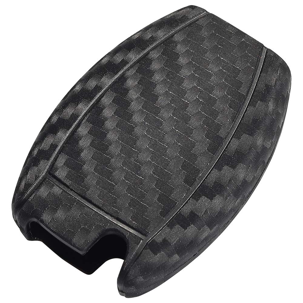Lcyam Key Fob Cover Case Carbon Fiber Pattern for Mercedes Benz C E M S CLS CLK GLK GLC G Class CLA GLK350 GLA 250 C300 AMG 2019