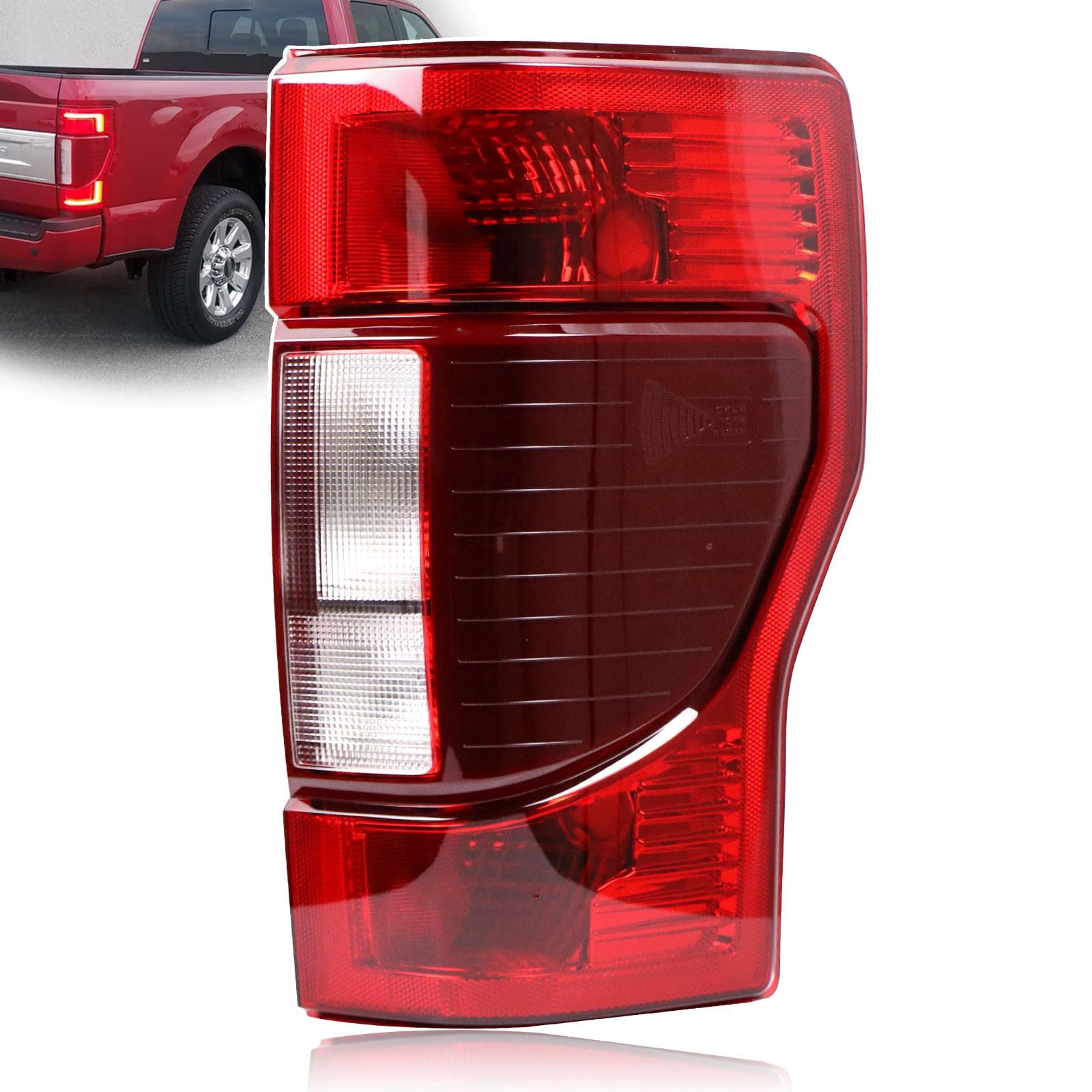 Lochnchn Tail Lights With Blind Spot Compatible with Ford F250 F350 Super Duty 2020 2021 2022 Rear Taillights Taillamp Assembly 