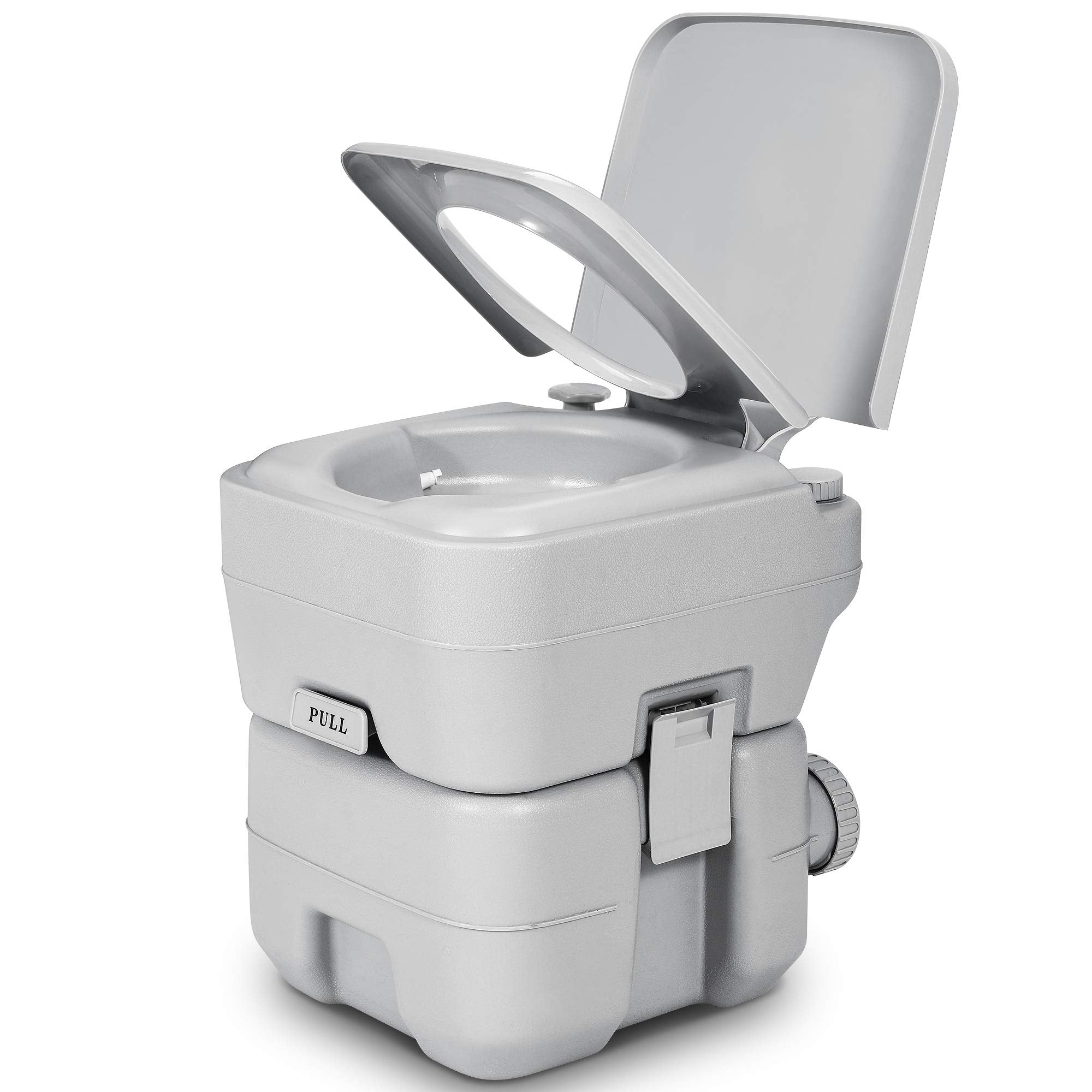 Yitahome Portable Toilet, Camping Toilet, Travel Rv Toilet,5.3 Gallon Detachable Waste Tank, Double Water Spouts, Portable Toile