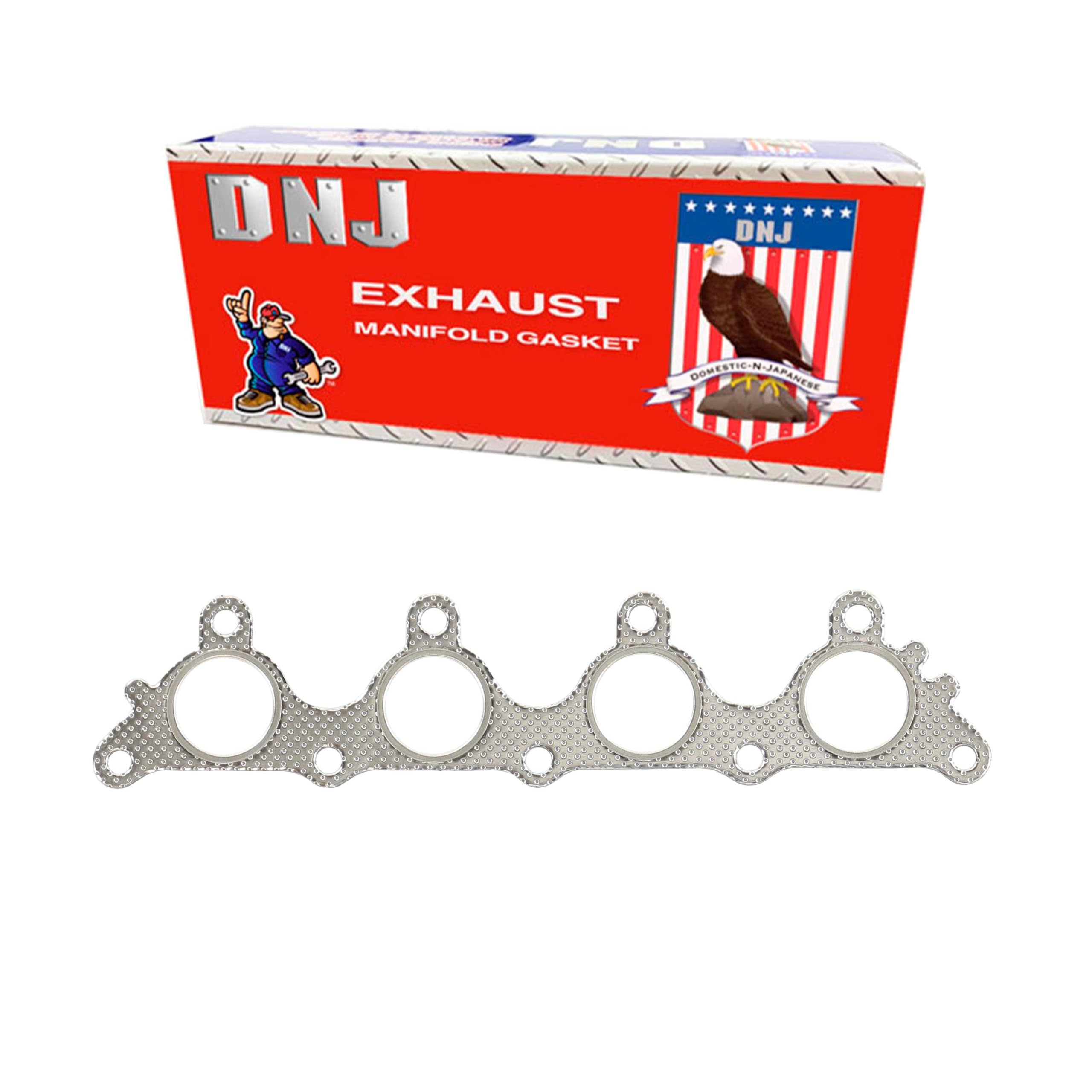 Dnj Eg122 Exhaust Manifold Gasket For 1996-2011 / Hyundai, Kia/Accent, Rio, Rio5 / 1.5L, 1.6L / Dohc / L4 / 16V / 1495Cc, 1599Cc