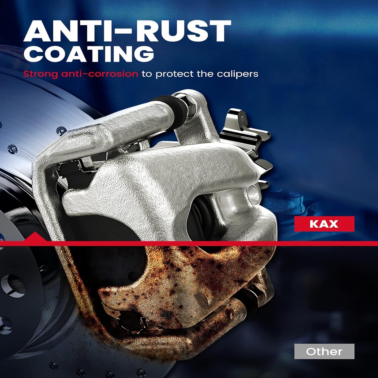 Kax Rear Left Brake Caliper 19B3359 Compatible For Accord 2008-2012, Tsx 2009-2014, Replacement Brake Caliper