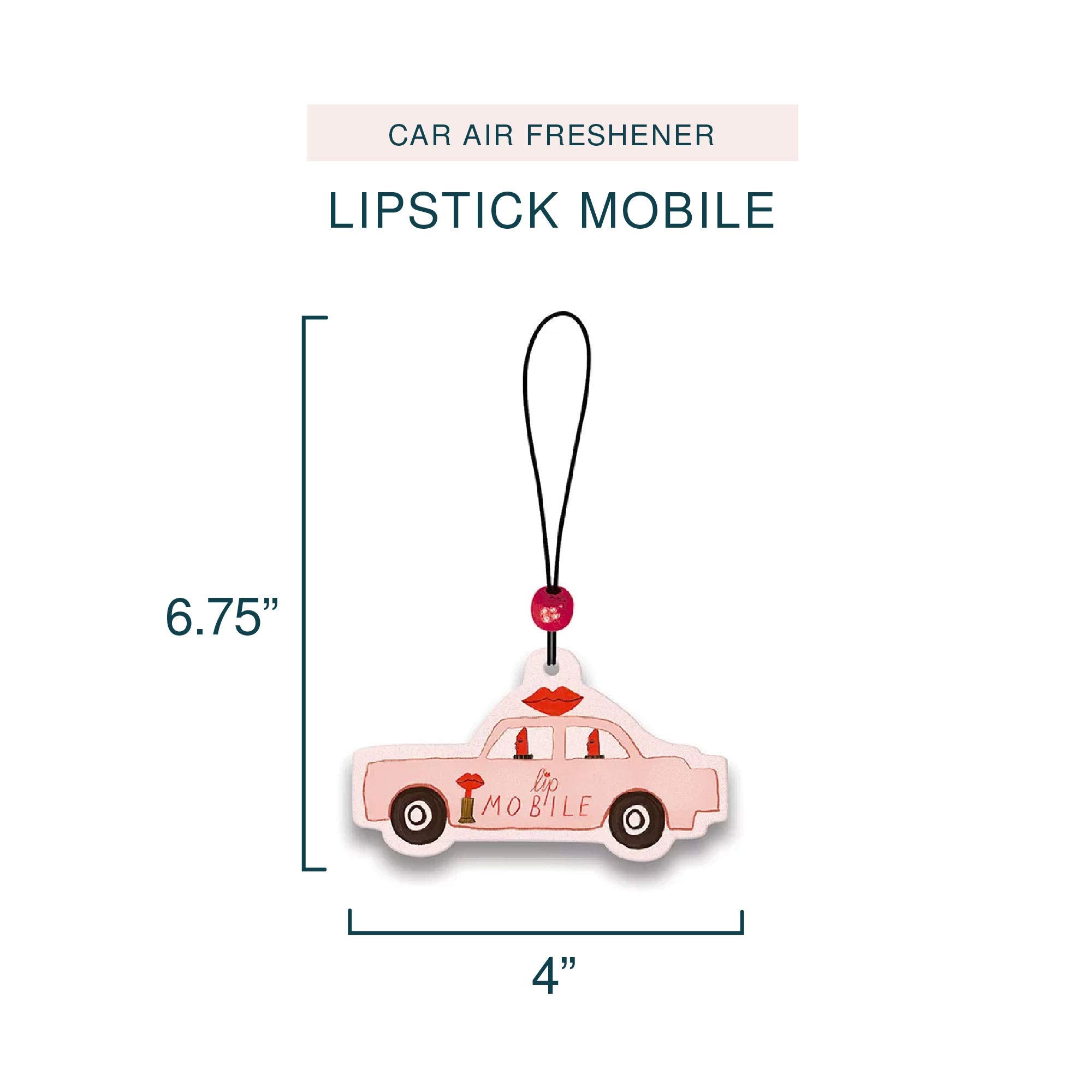 Car Air Fresheners By Studio Oh! Twisted Wares Pack Of 2 (Lipstick Mobile)