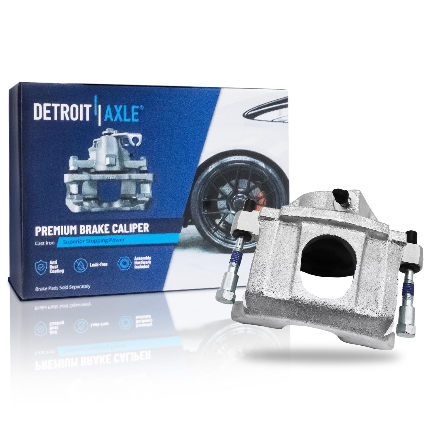 Detroit Axle - Front Right Brake Caliper for Lincoln Town Car Continental Mark VI Mercury Grand Marquis Colony Park Country Squi