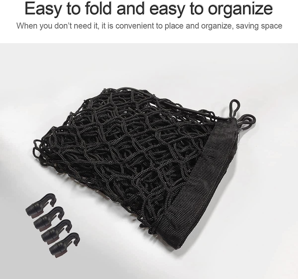 Car Rear Organizer Net Trunk Cargo Storage Net Compatible With 2014 2015 2016 2017 2018 2019 2020 2021 2022 2023 2024 Toyota Hig