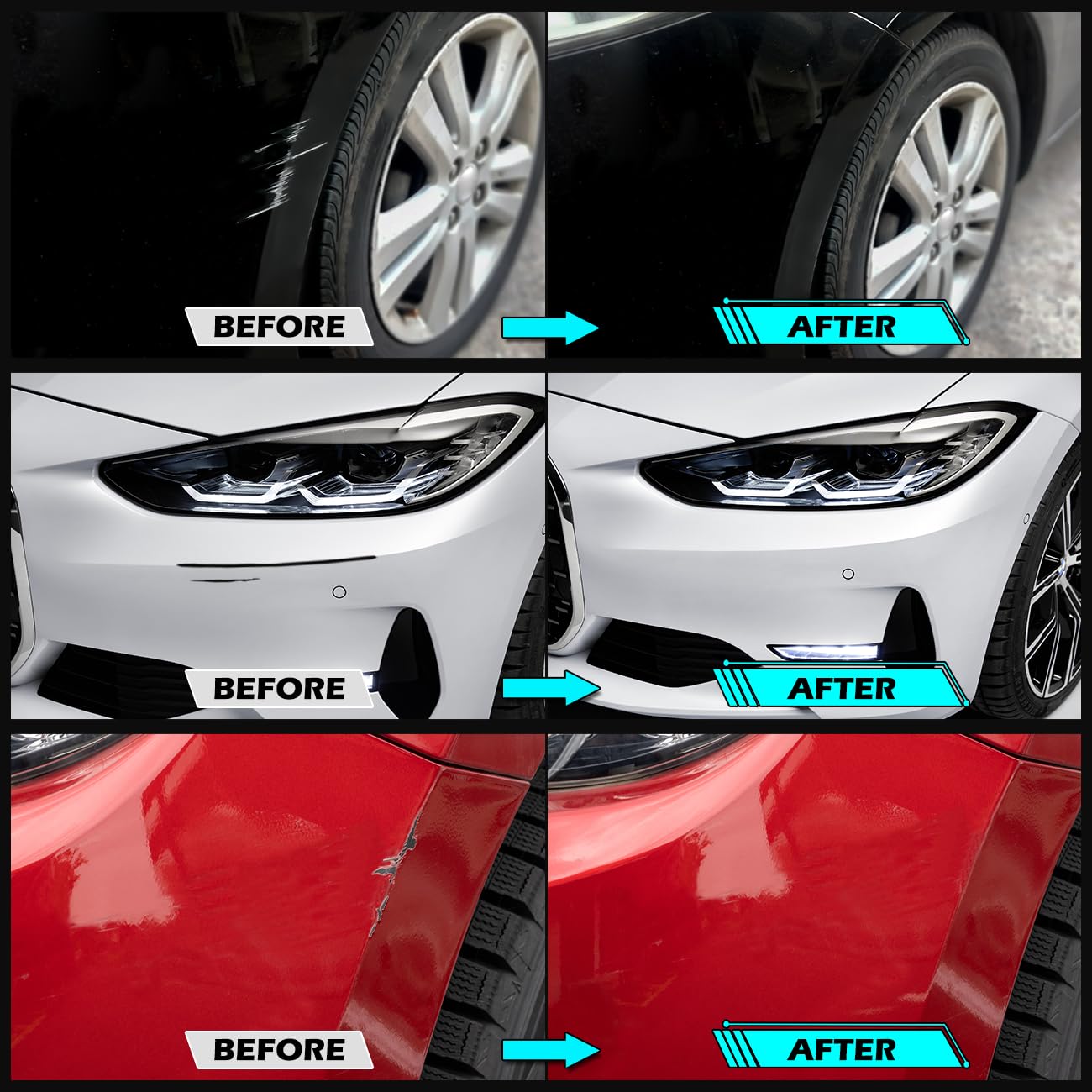 Carsupro Touch Up Paint for Cars,Car Paint Scratch Repair Color Accurate Quick Fix and Convenient Operation(Aini Grey)