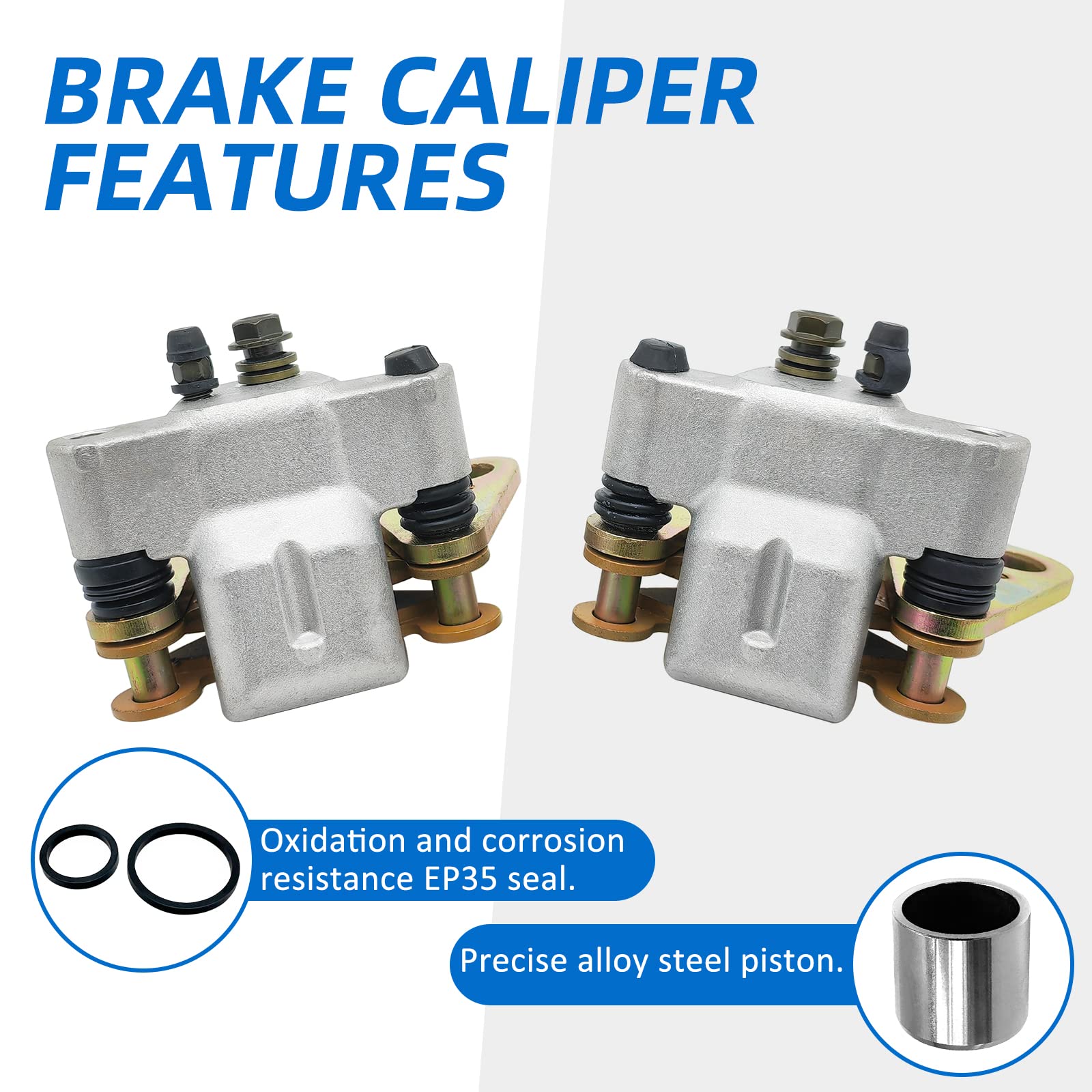 Front Left Right Brake Caliper Assembly For Polaris Atv Sportsman 400 450 500 600 700 800 500 Magnum 330 Atp 330 500 Tractor 500