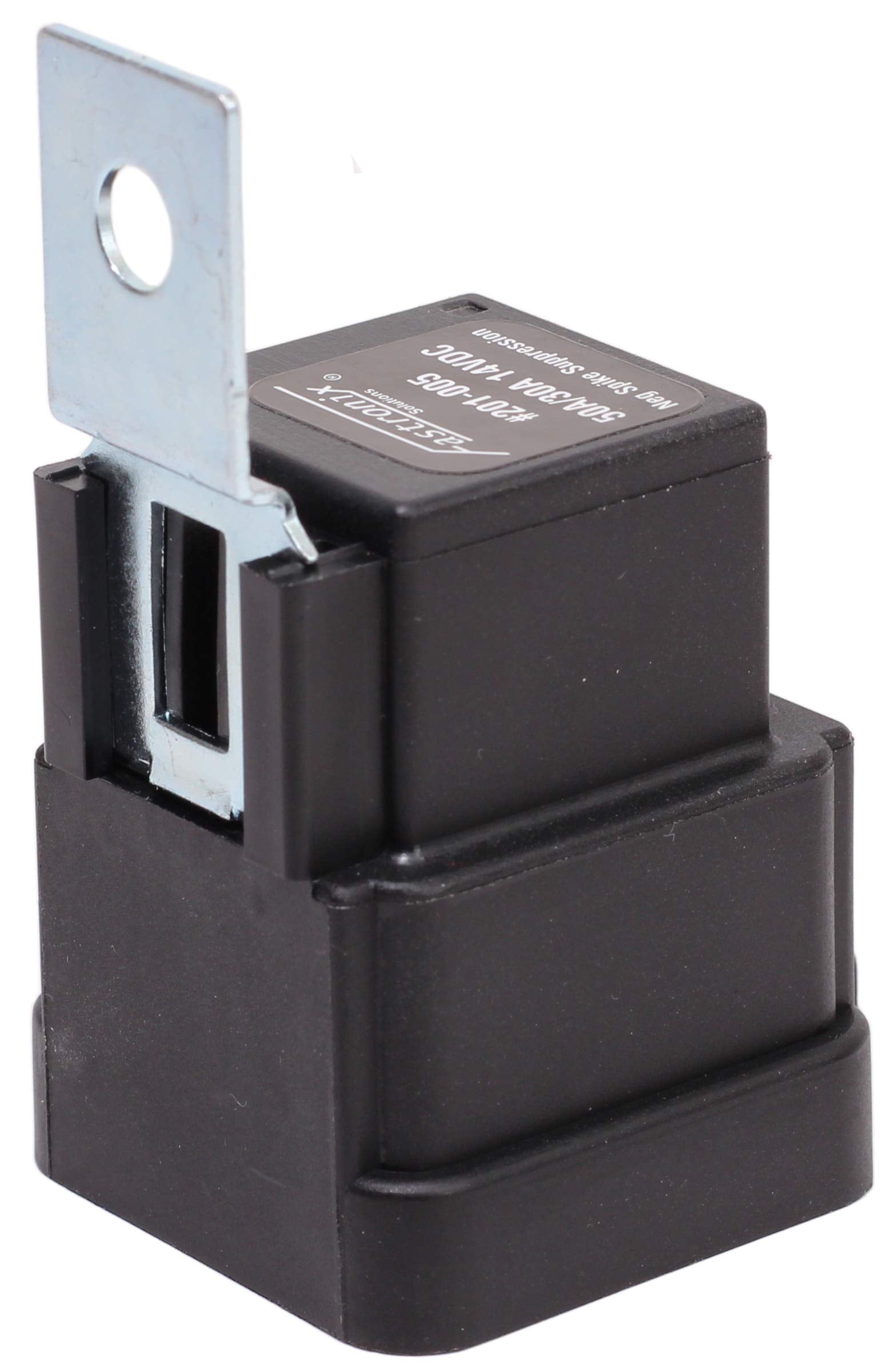 Fastronix 50/30 Amp Weatherproof Automotive Relay and Socket Kit - Wired Relay - Black - Model 900-005