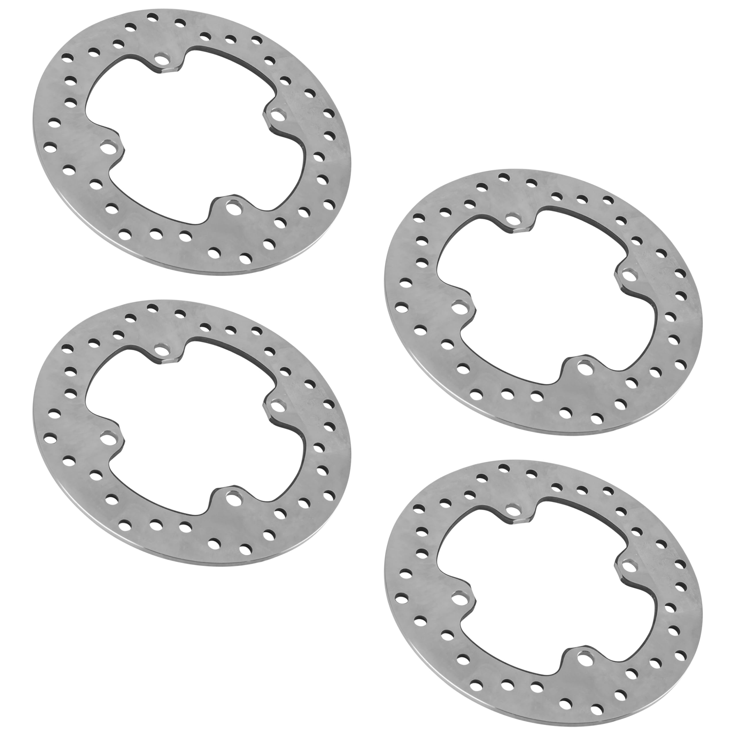 Caltric Front/Rear Brake Disc Rotor Compatible with Honda Pioneer 1000-5 SXS1000M5 Deluxe 2016 2017 2018 2019 2020 2021 2022
