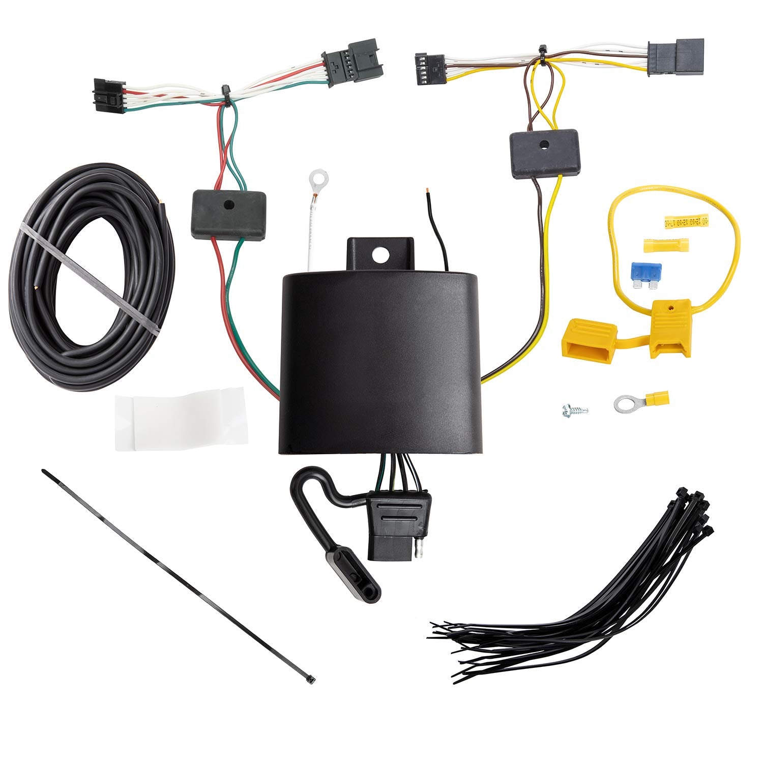 Tekonsha 118773 TOne Connector Assembly with Upgraded Circuit Protected ModuLite HD Module , Black