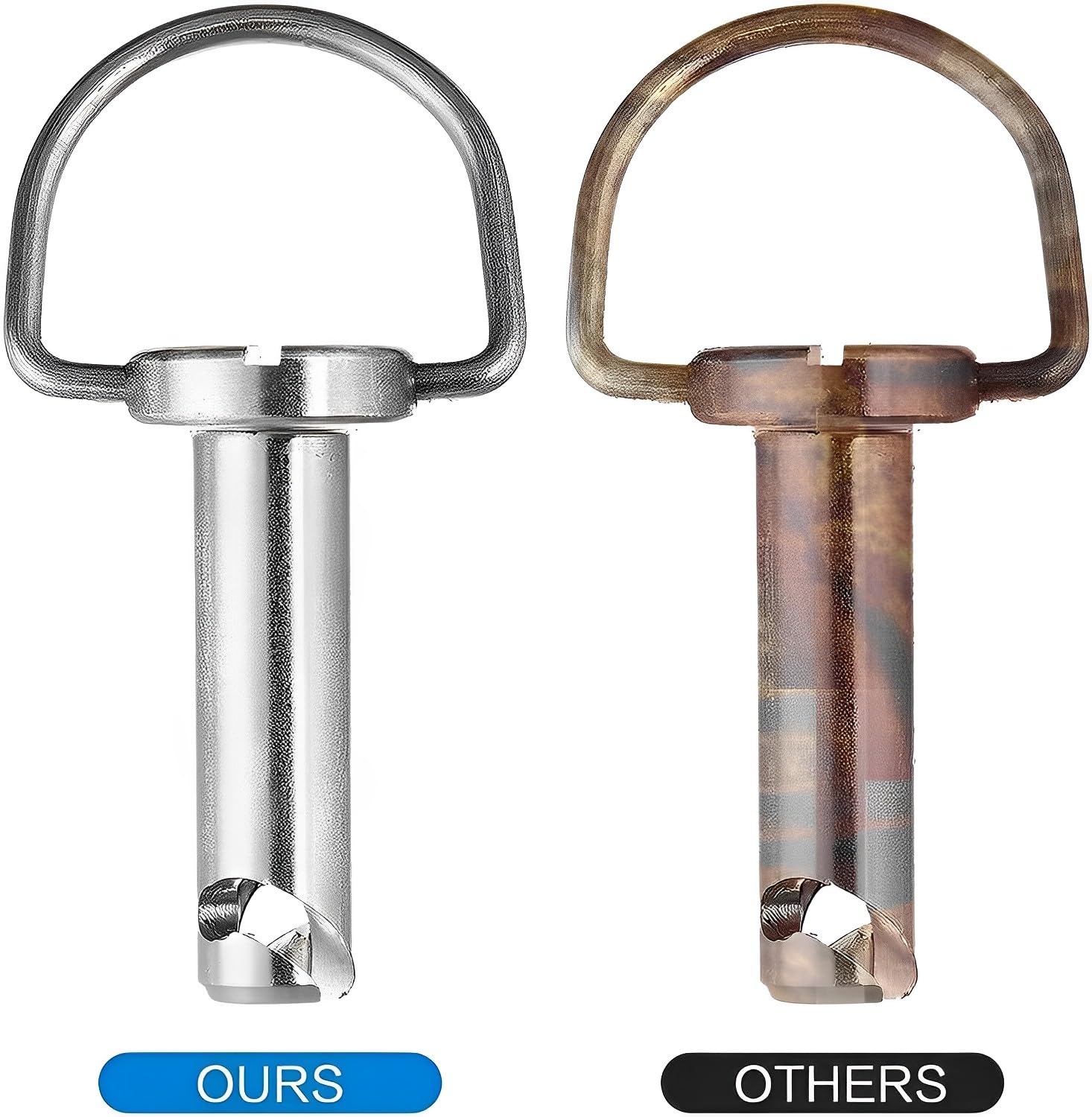 LangPu Fastener-1/4 Turn with Washers/Harley Saddlebag Mounting Pin Bolts/Motorcycle Saddle Bag Fasteners Pins Fits for Harley T
