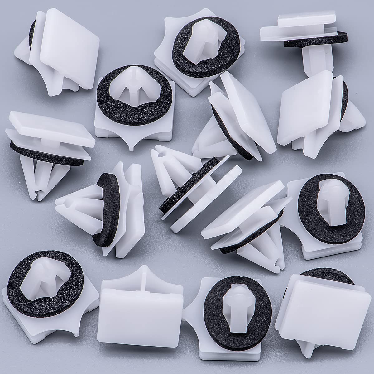Rexka 15Pcs Rocker Molding Clip For Ford W716503-S300 Fusion Lincoln Mkz