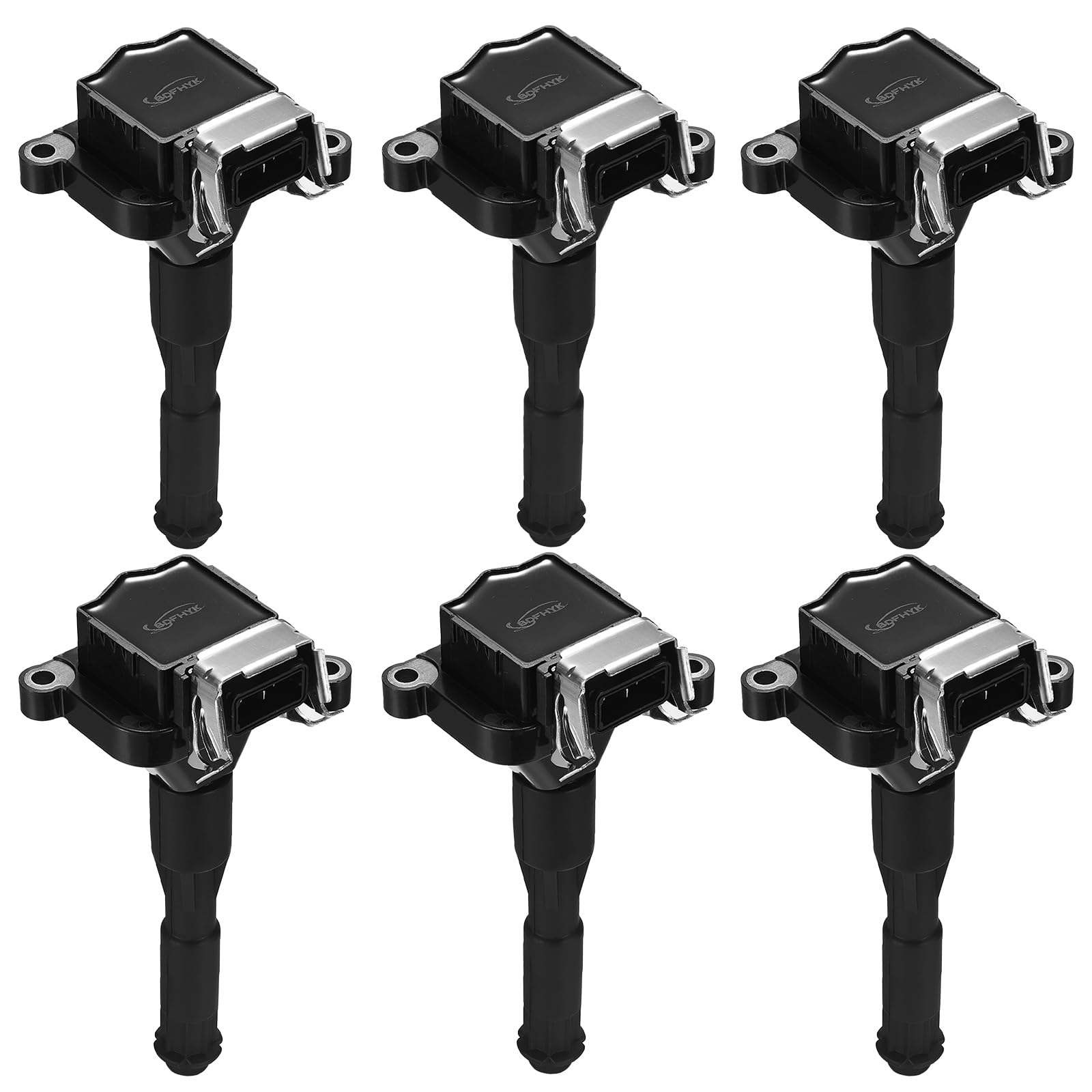 BDFHYK Ignition Coil Pack UF354 Set of 6 Compatible with BMW M5 X5 330i 530i Z3 Z8 320i 323i 323Ci 323ti 328Ci 328i Land Rover R