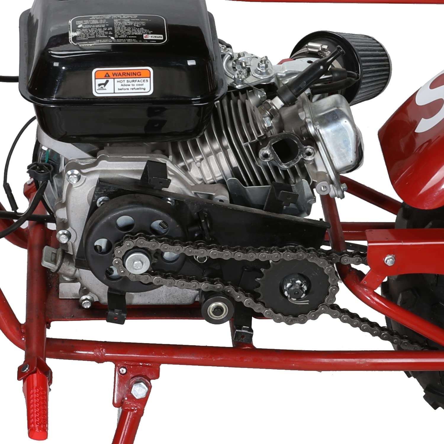 Yoxufa 420 Chain For Mini Bike Coleman Ct200U Ct200U-Ex Bt200X Baja Warrior Trailmaster Mb165 Mb200 Predator 212Cc 196Cc 200Cc 6