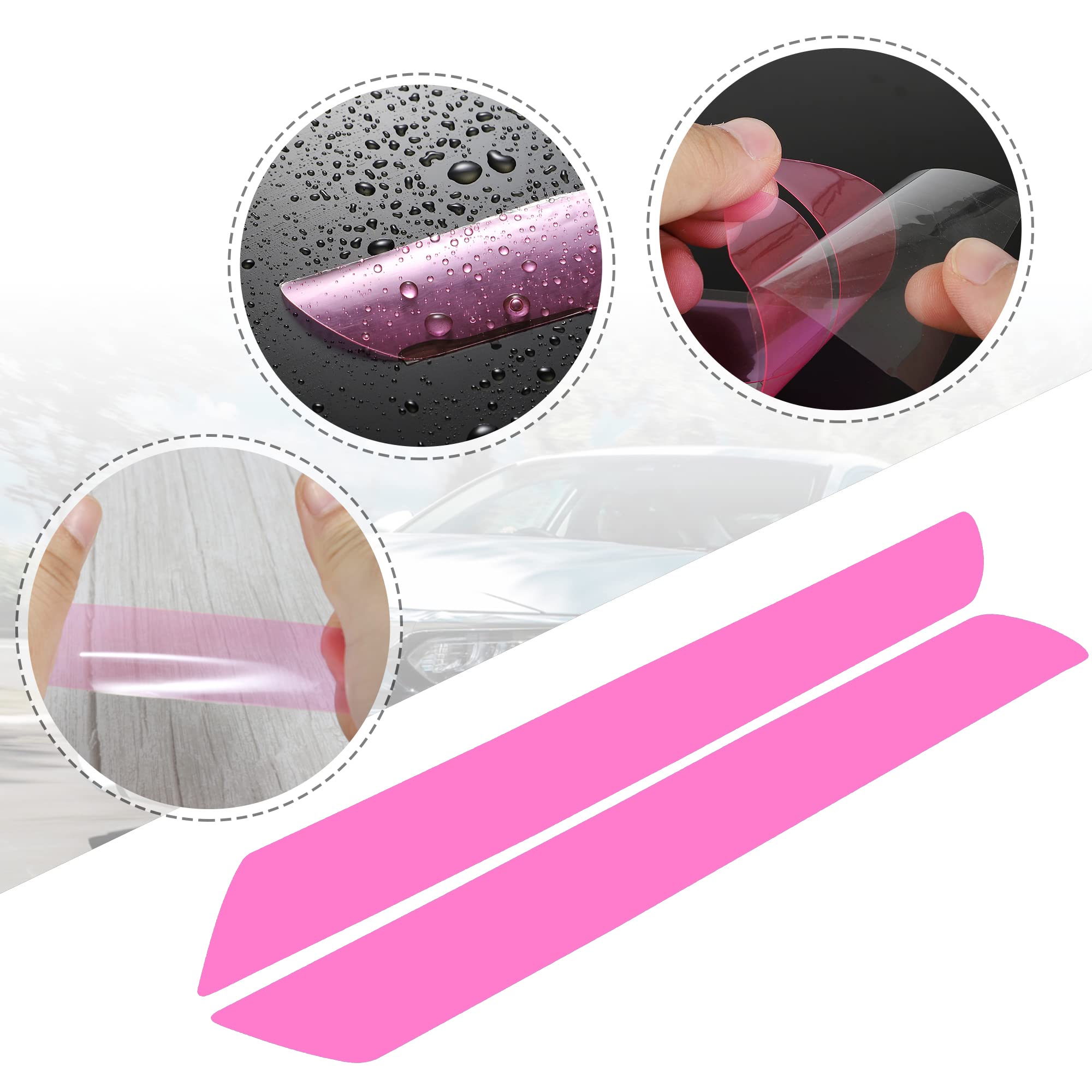 Tomall Vinyl Smoke Tint Fog Light Films Compatible With Honda 10Th Accord 2018-2020 Fog Lamp Light Transmission Stickers Auto Se