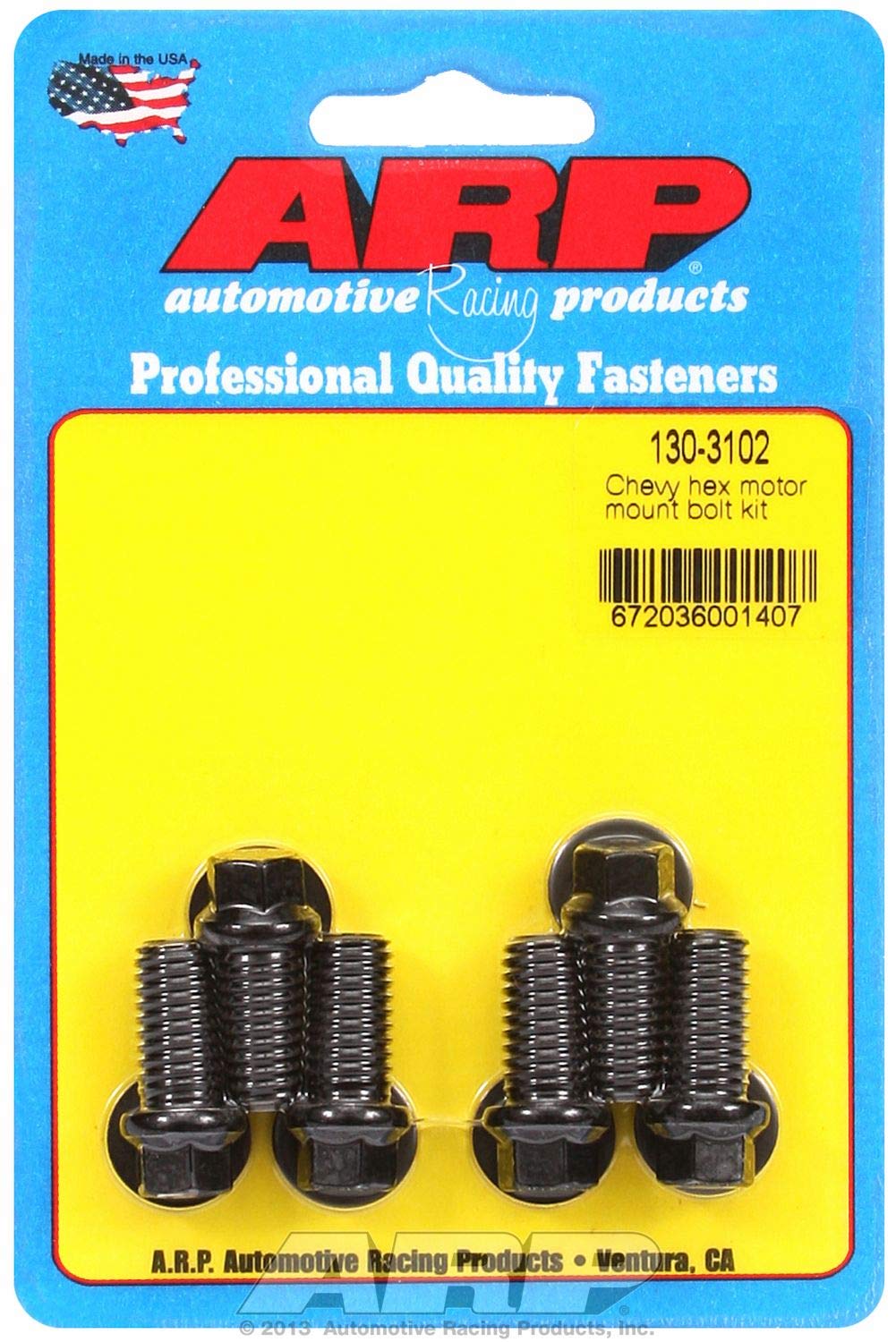 Arp 130-3102 Chevy Hex Motor Mount Bolt Kit