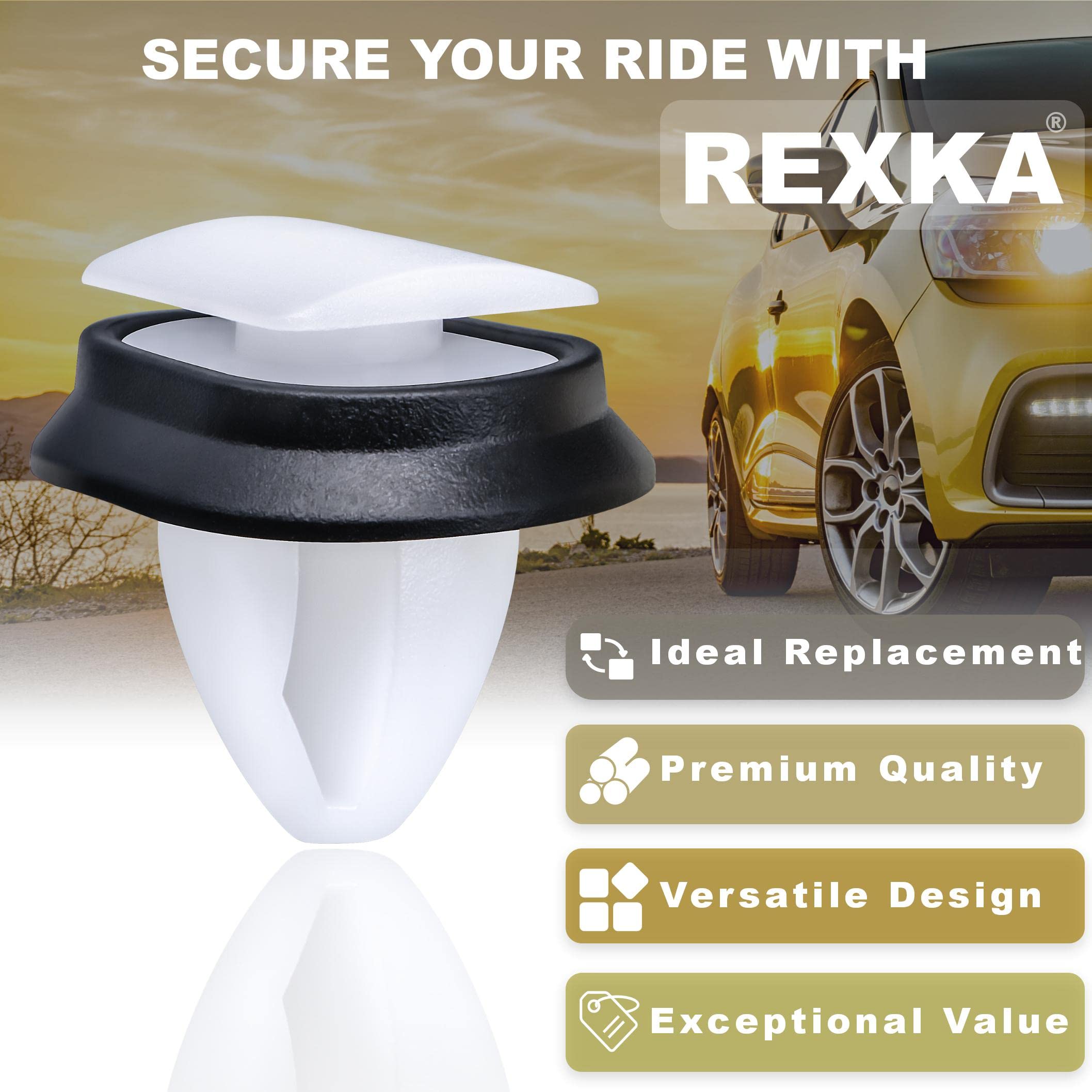Rexka 25Pcs Back Door Trim Moulding Clip Compatible With Ram Chrysler 68093998Aa Dodge Ram Promaster 2014 - On 68093998-Aa
